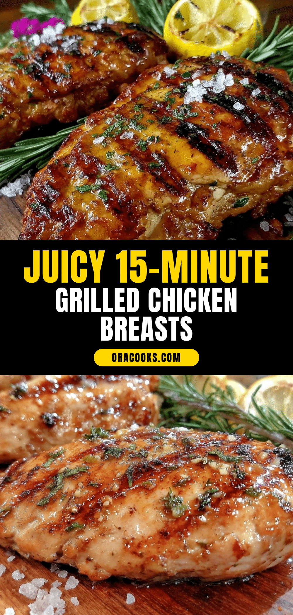 15-minute grilled chicken breasts recipe