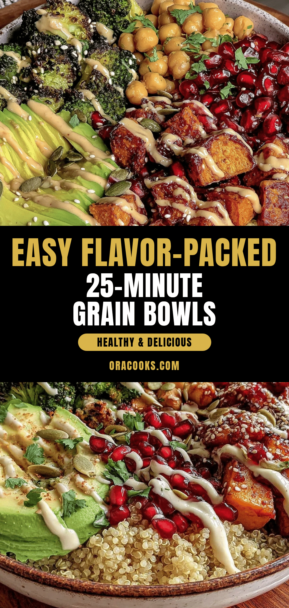 25-Minute Grain Bowls recipe