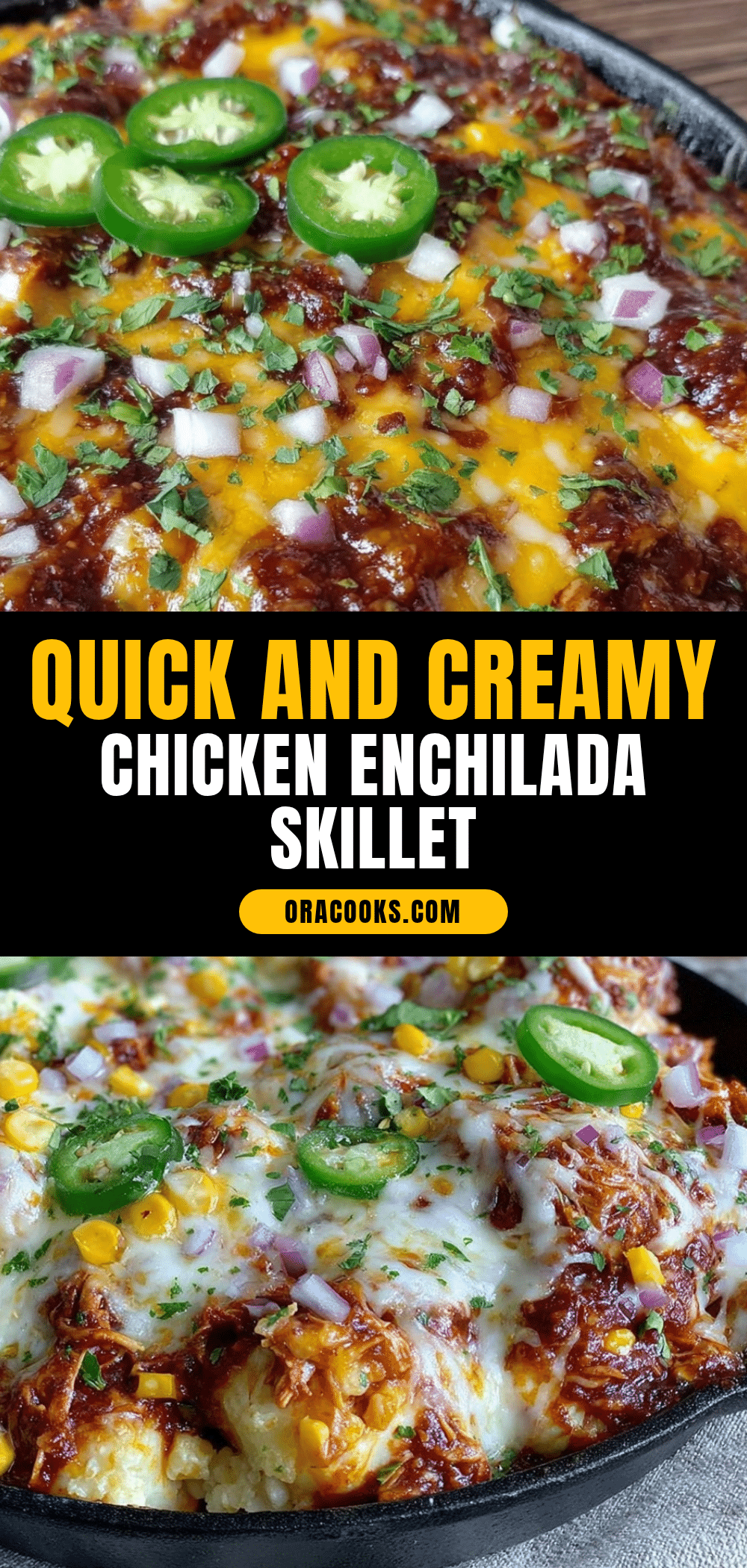 chicken enchilada skillet recipe