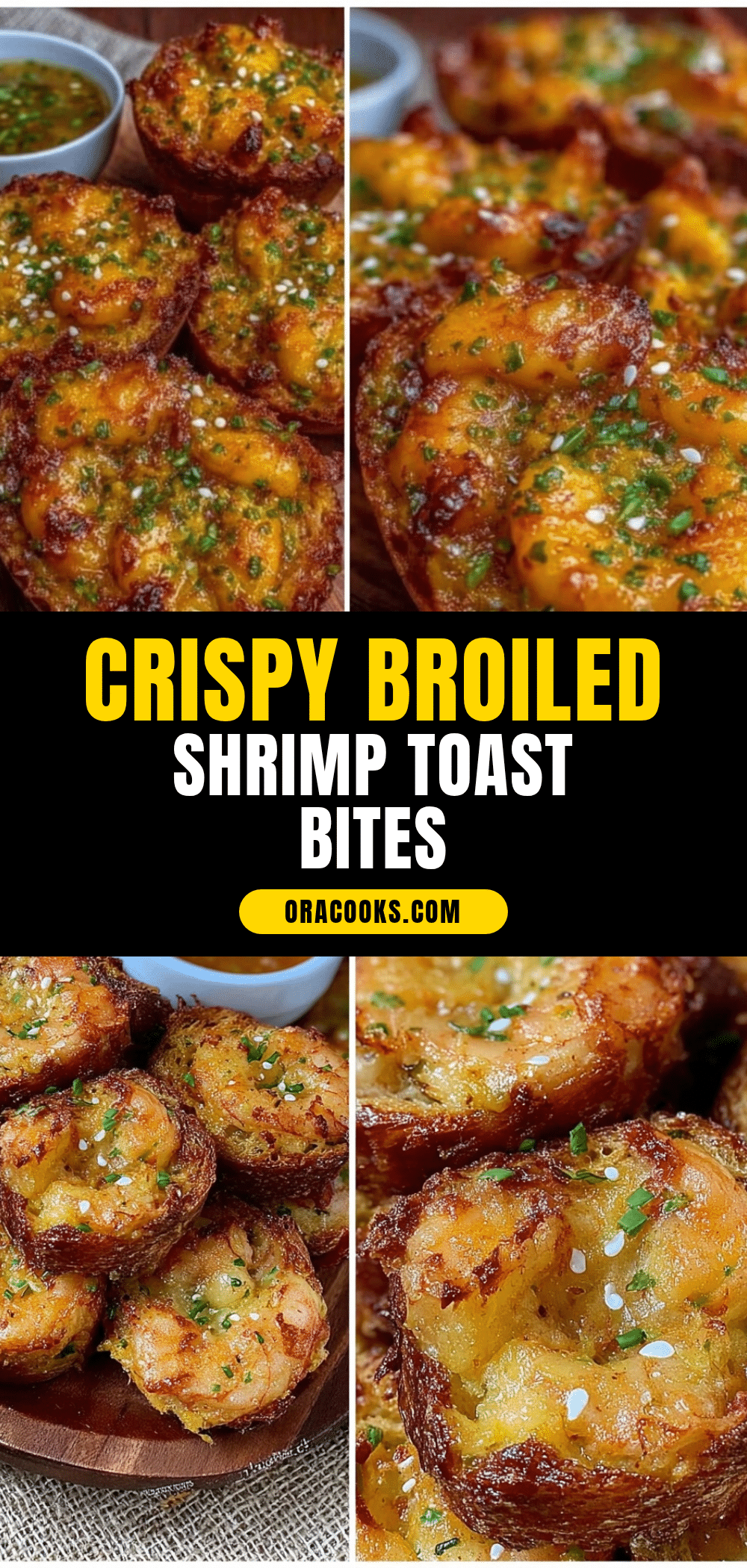 crispy shrimp toast bites recipe