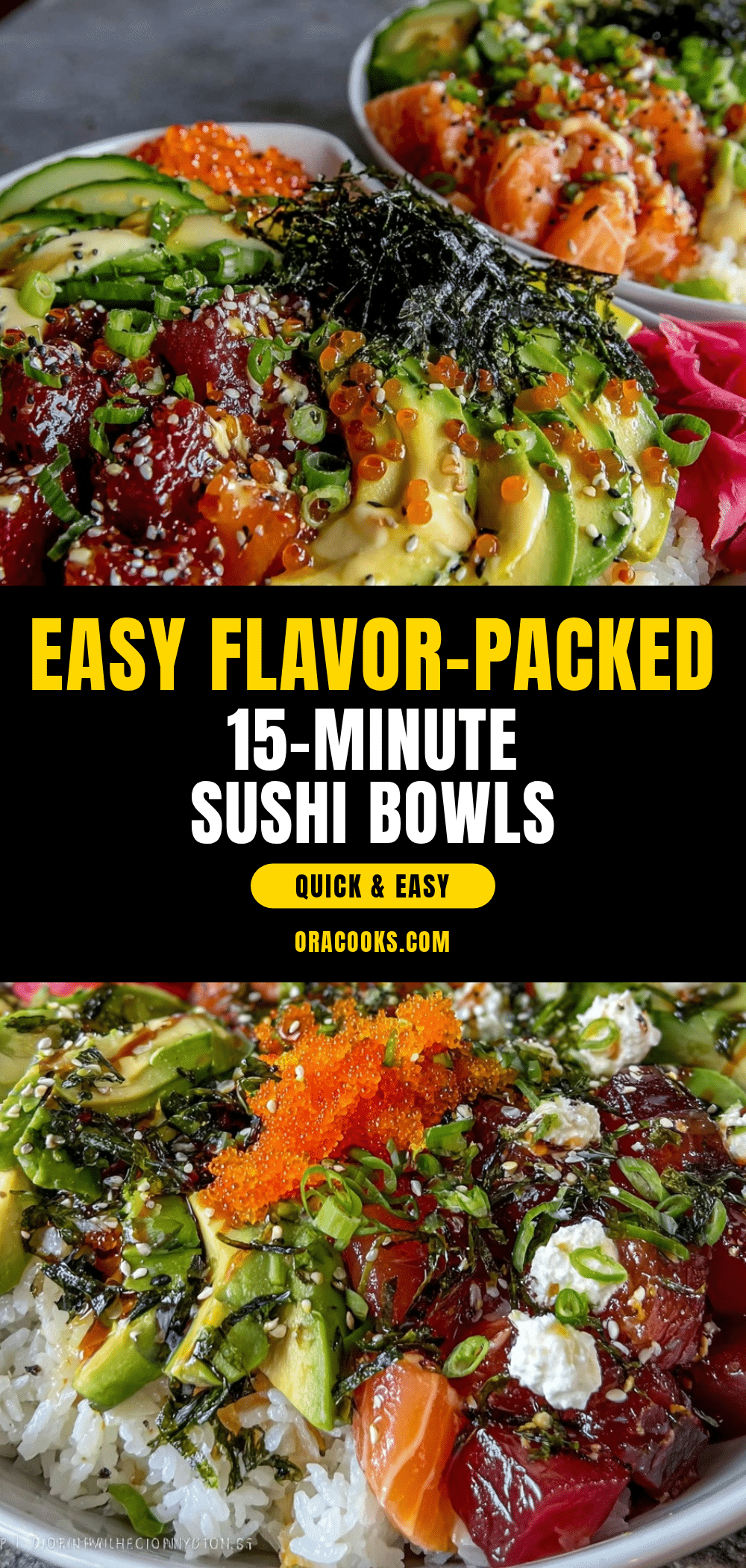 easy 15-minute sushi bowls recipe recipe