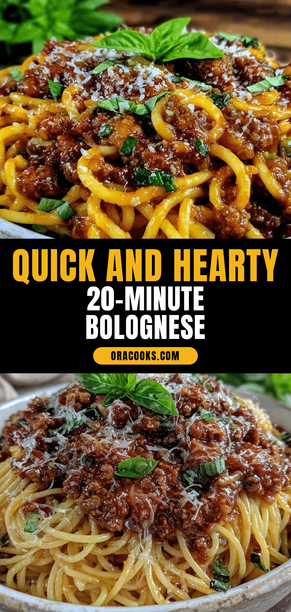 Quick 20-Minute Bolognese recipe