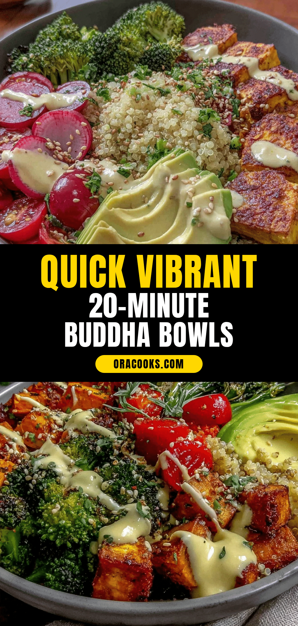 quick 20-minute Buddha bowls recipe