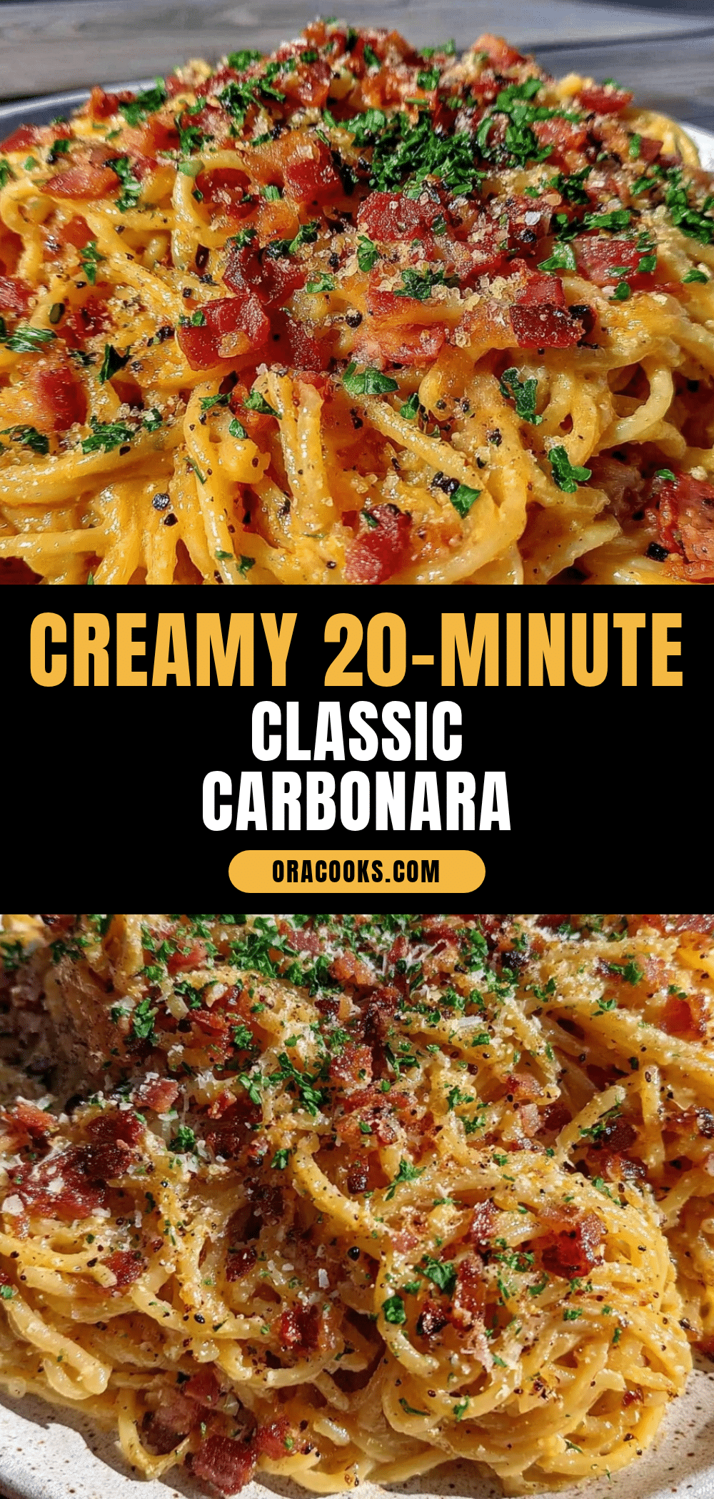 quick 20-minute carbonara recipe