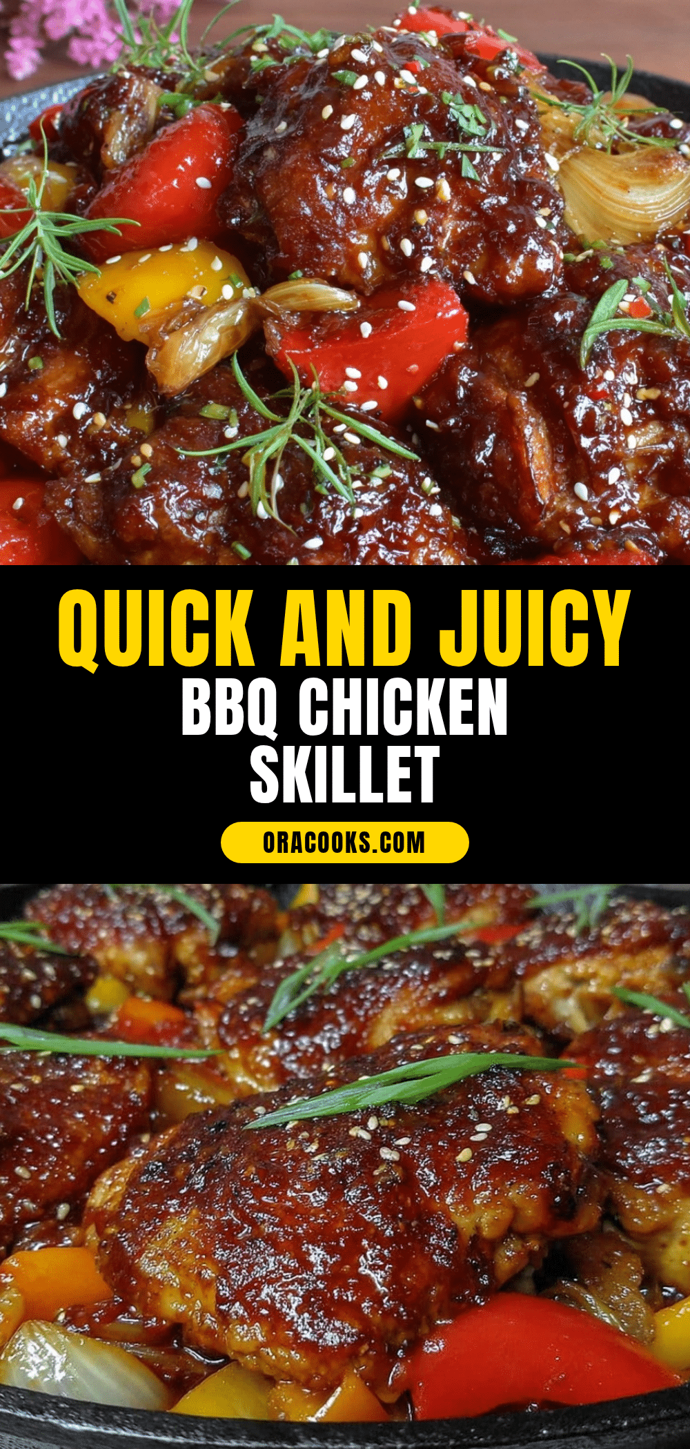 quick bbq chicken skillet recipe