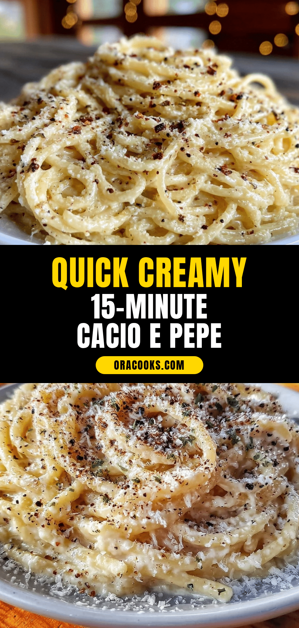 quick creamy cacio e pepe pasta recipe