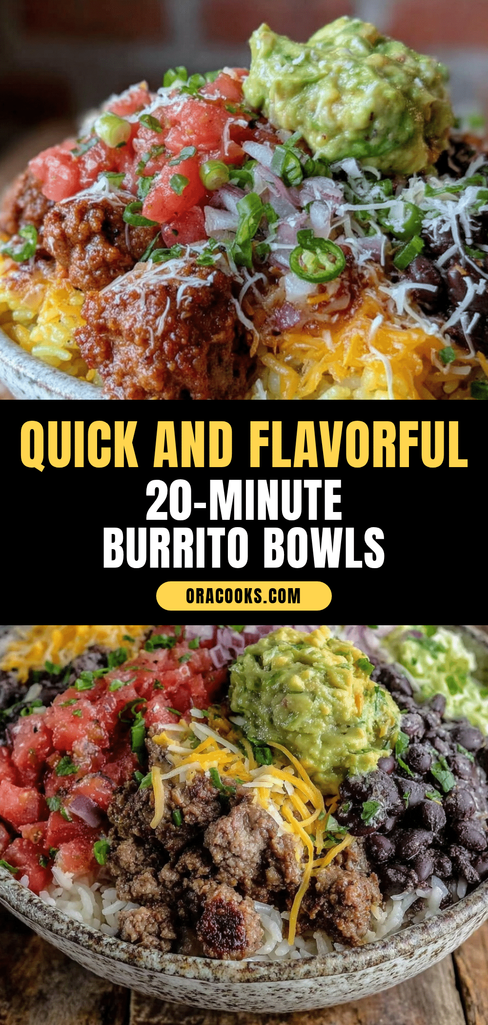 quick flavorful burrito bowls recipe