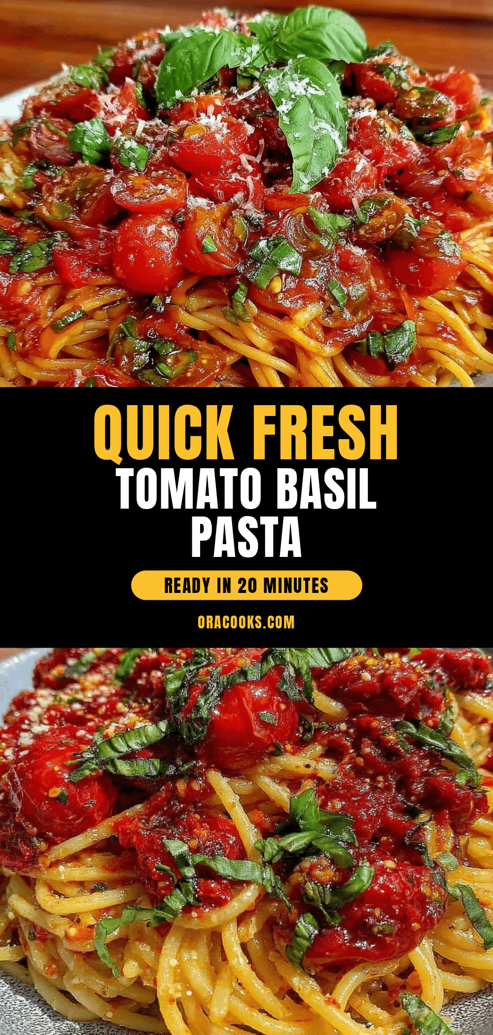 quick fresh tomato pasta with basil recipe
