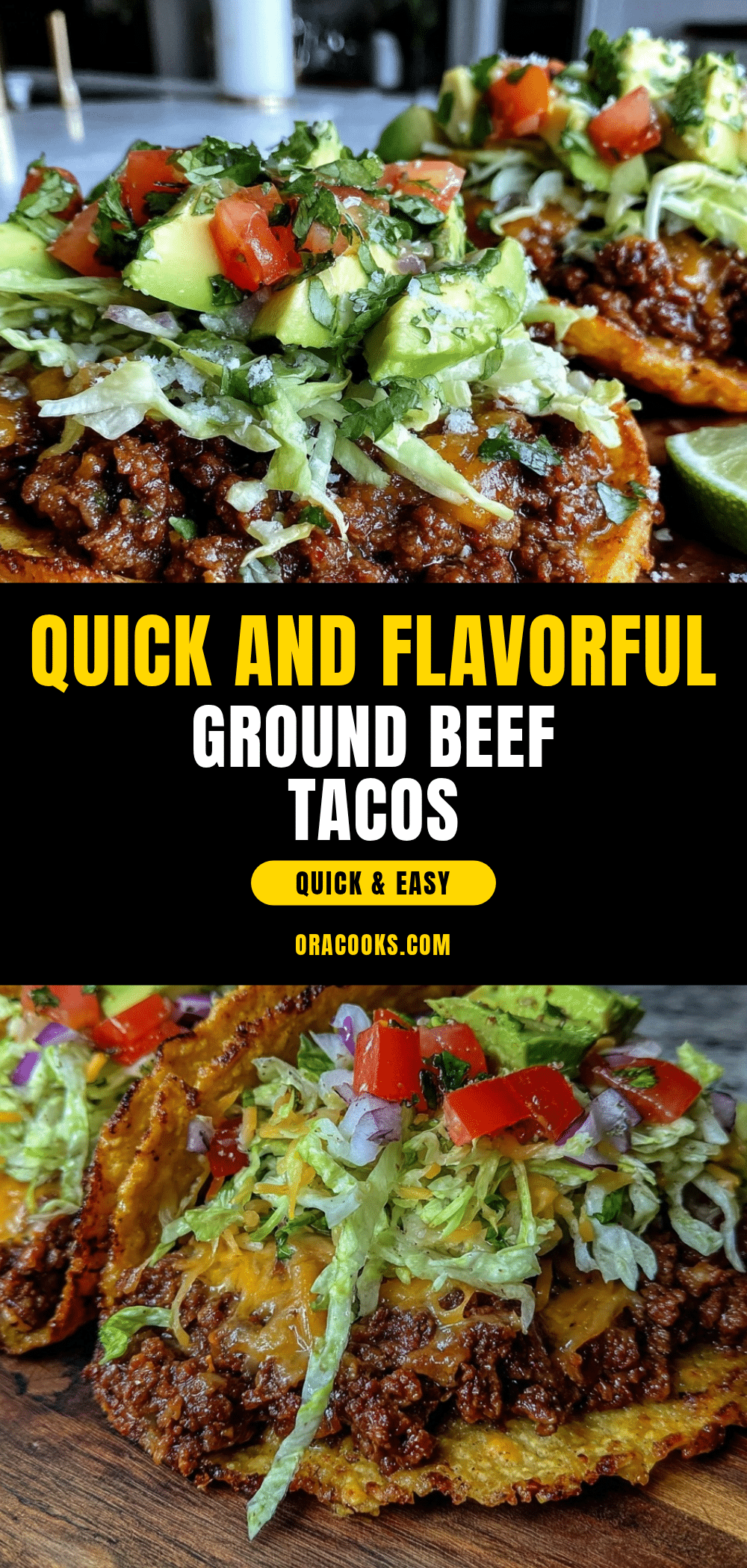 quick ground beef tacos recipe