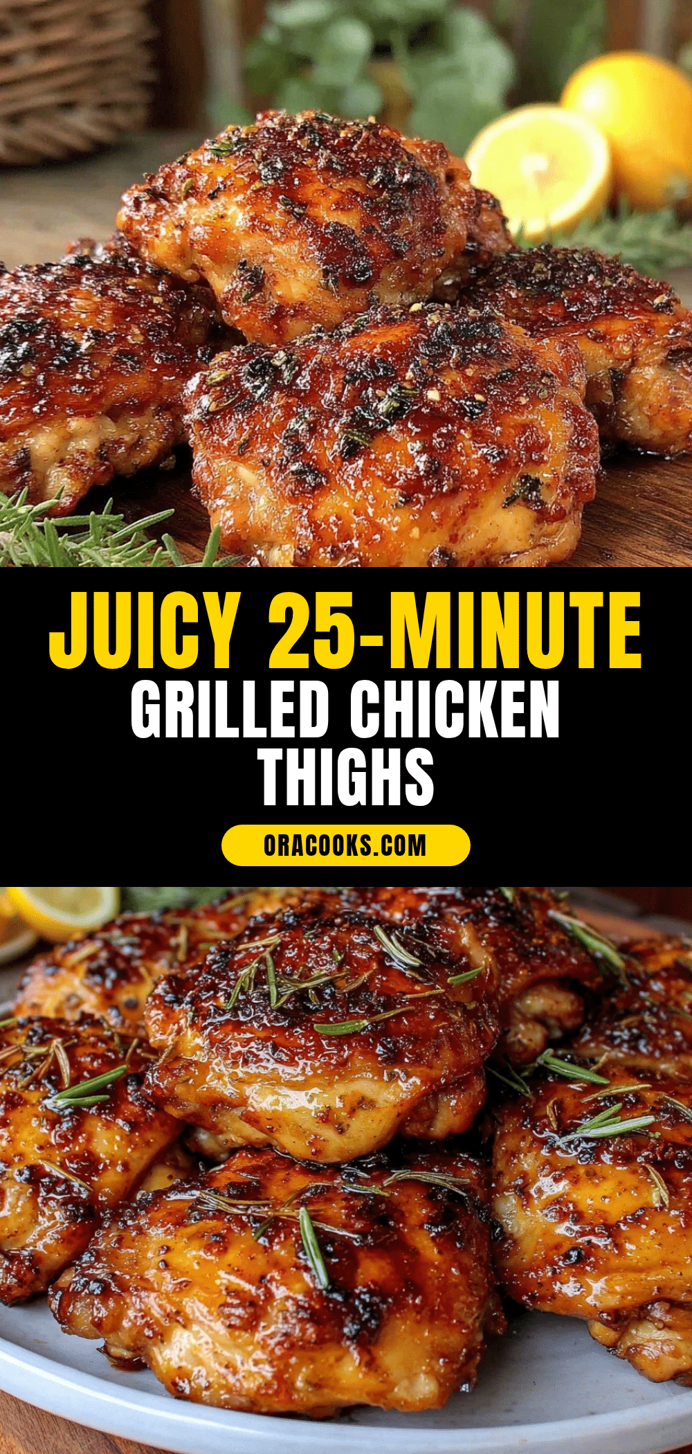 quick juicy grilled chicken thighs recipe
