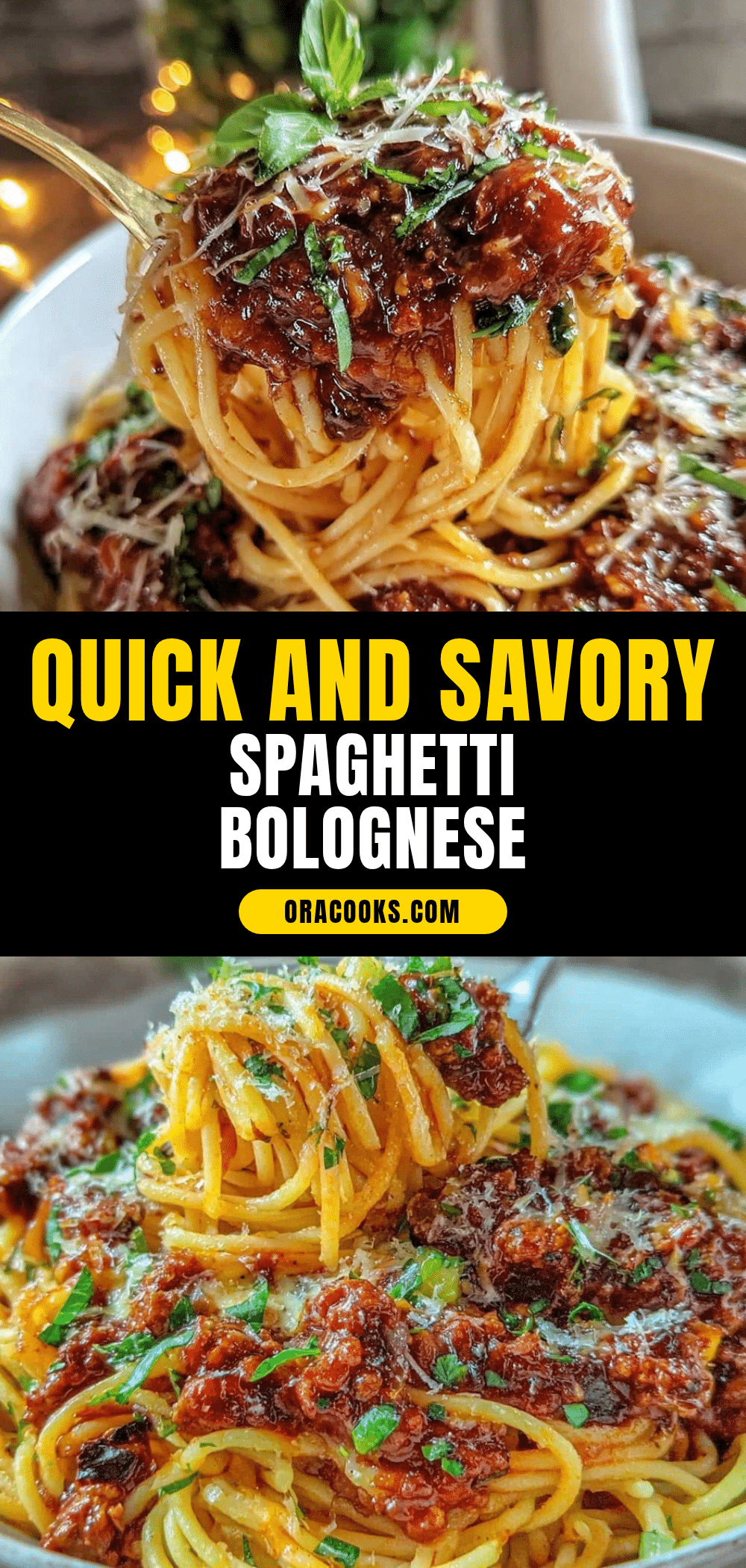 quick spaghetti bolognese recipe
