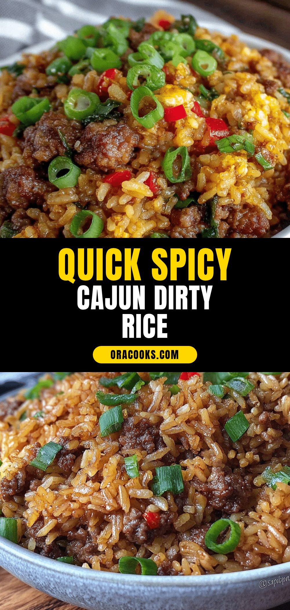 Quick Spicy Cajun Dirty Rice recipe
