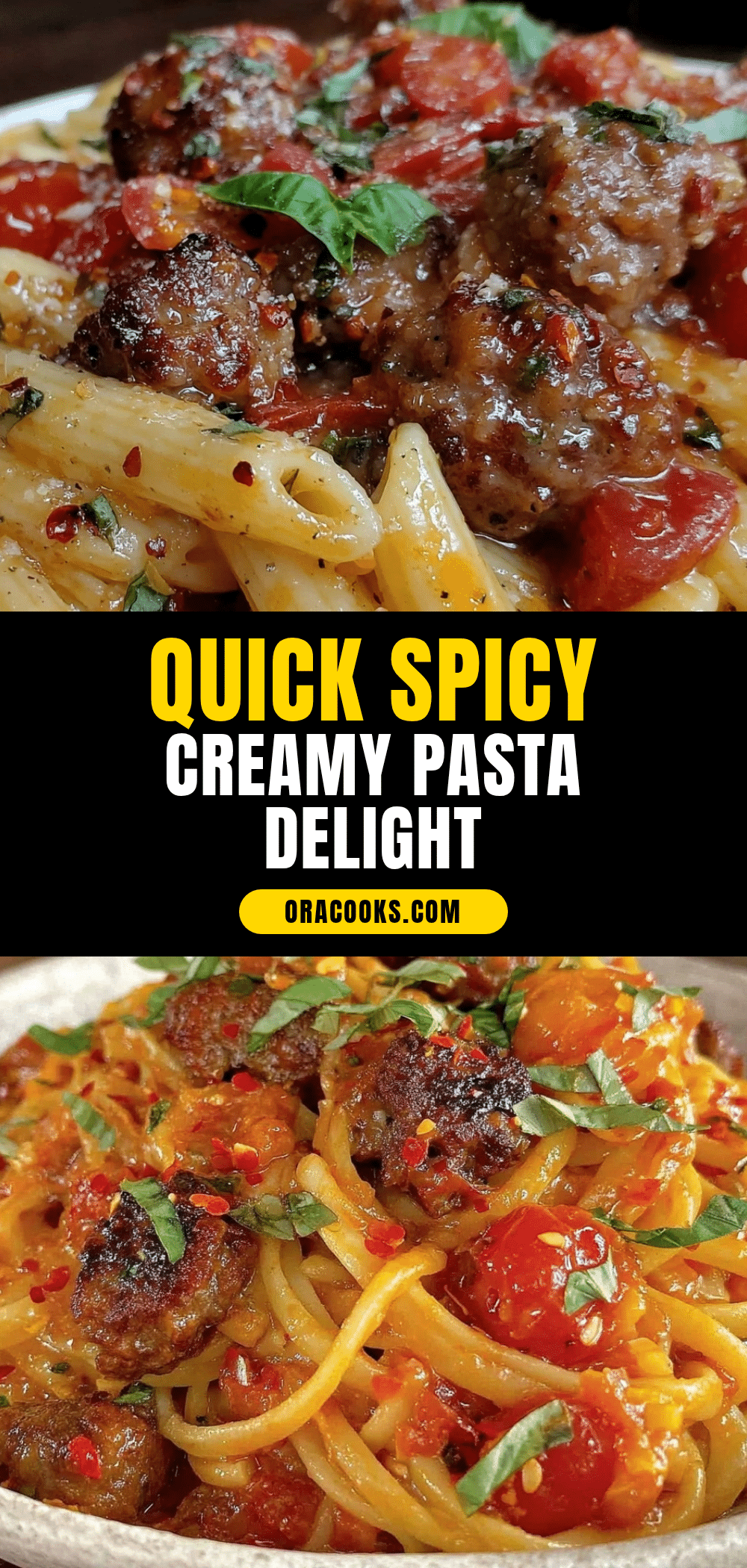 quick spicy pasta with italian sausage recipe