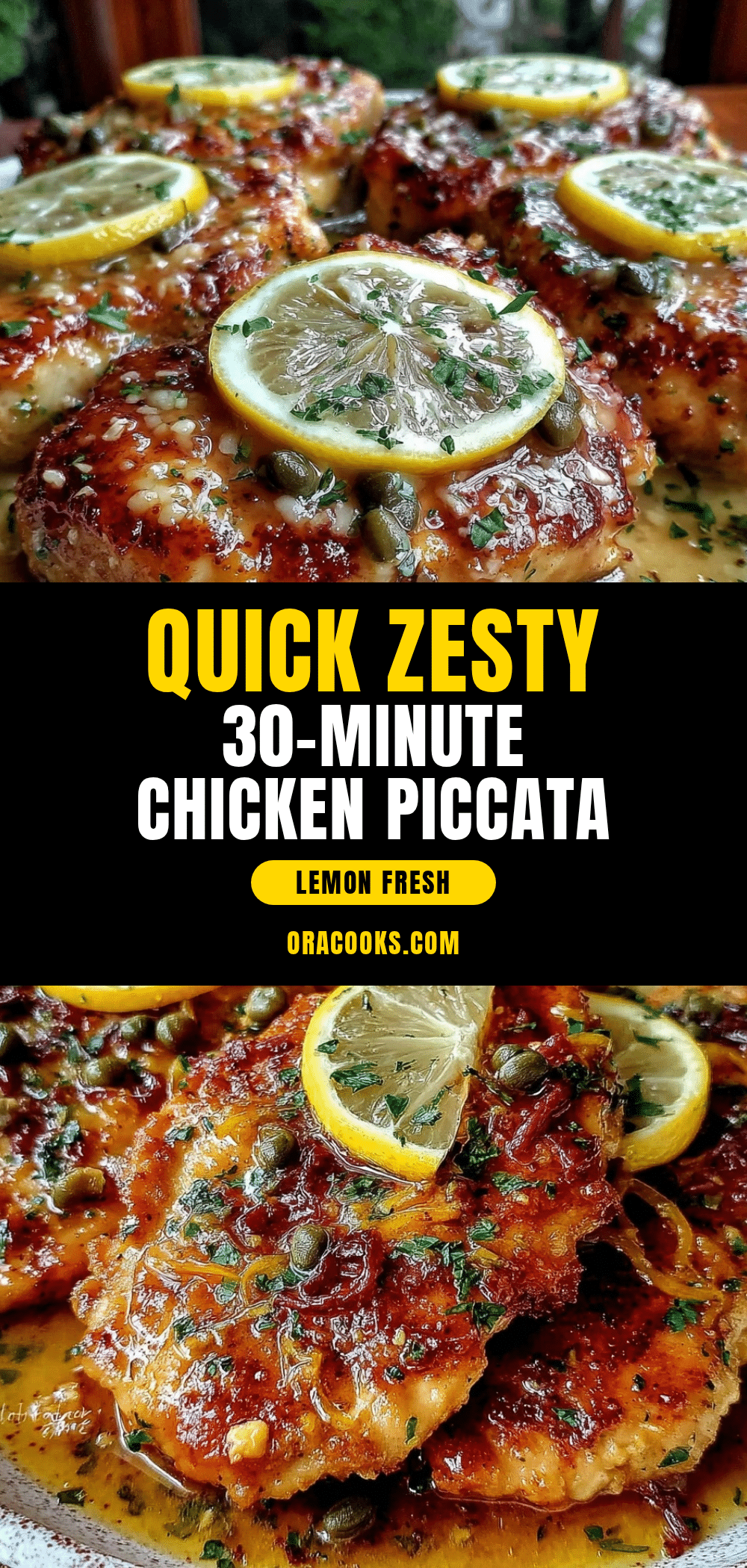 Quick Zesty Chicken Piccata recipe