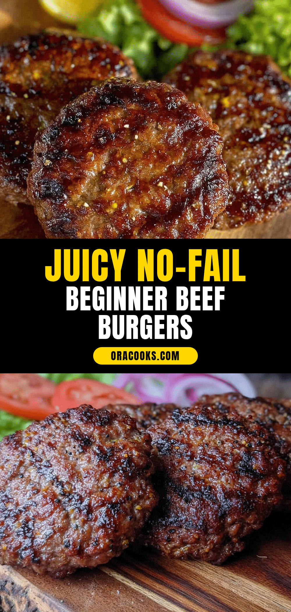 beginner beef burger patties recipe