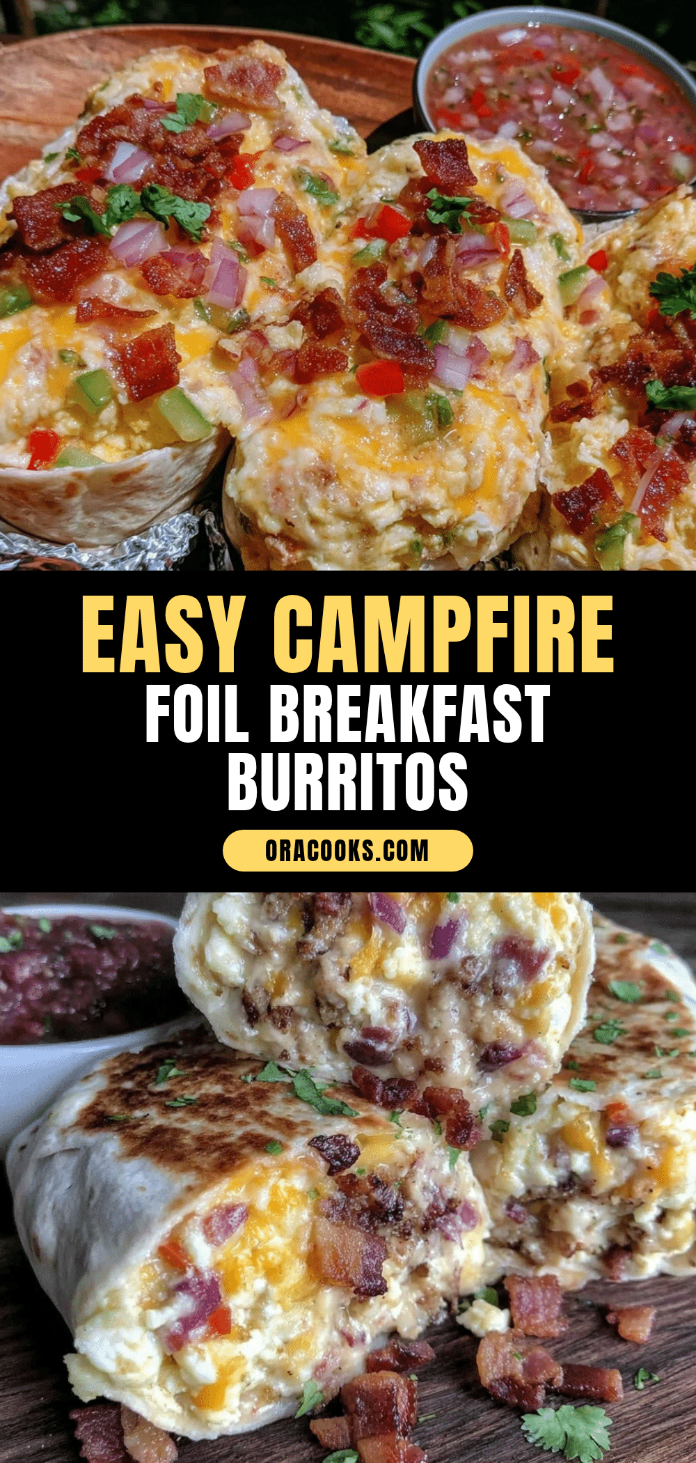 campfire foil breakfast burritos recipe