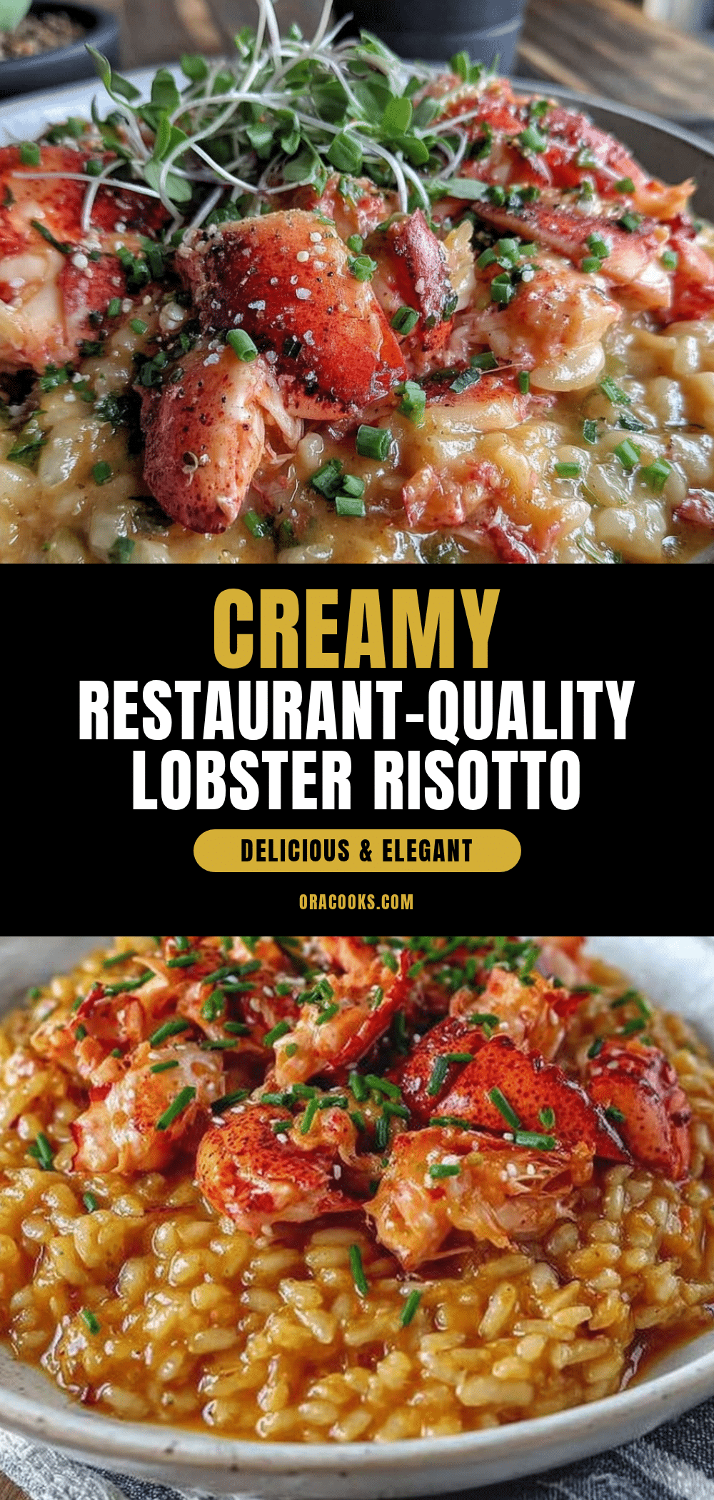 creamy lobster risotto recipe
