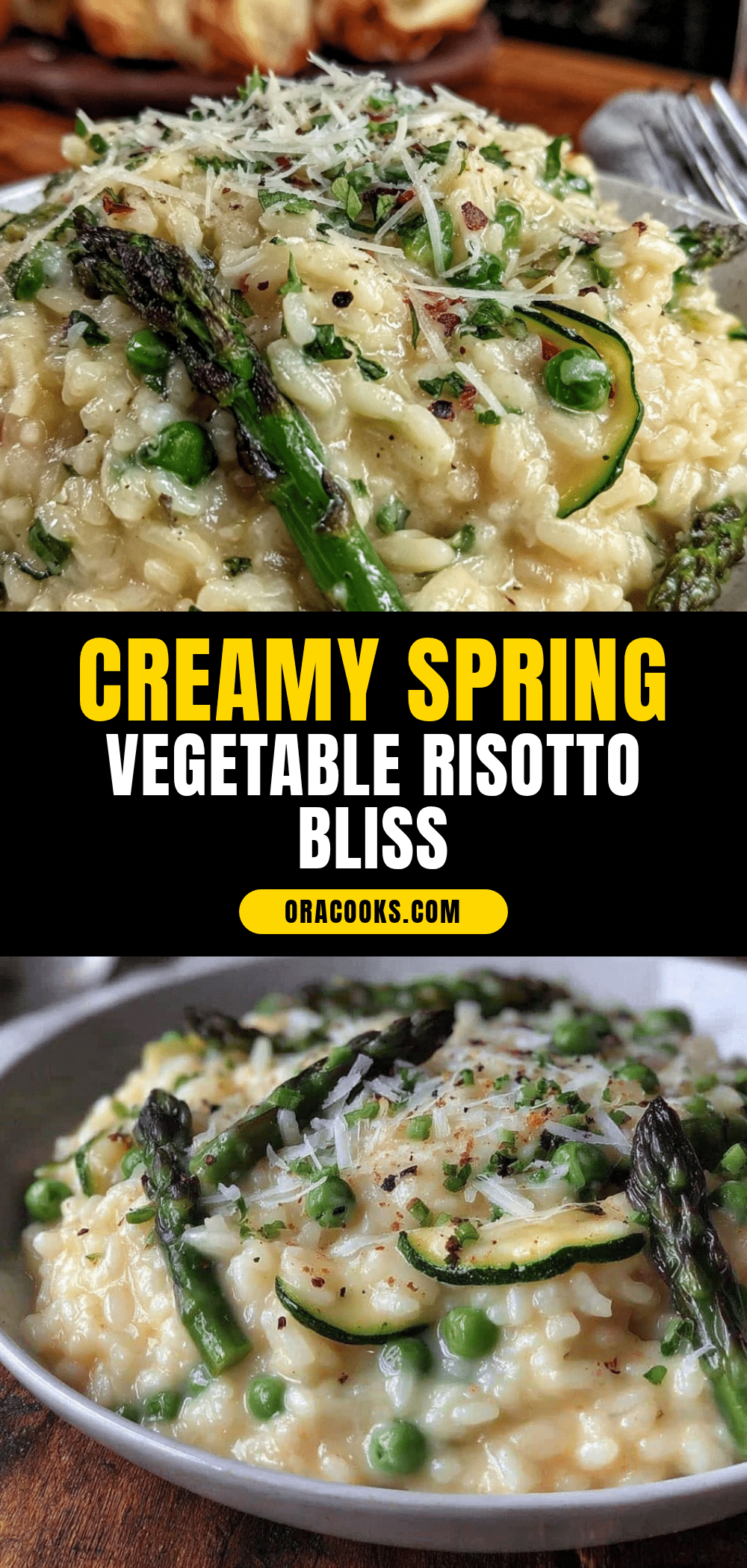 creamy spring vegetable risotto recipe