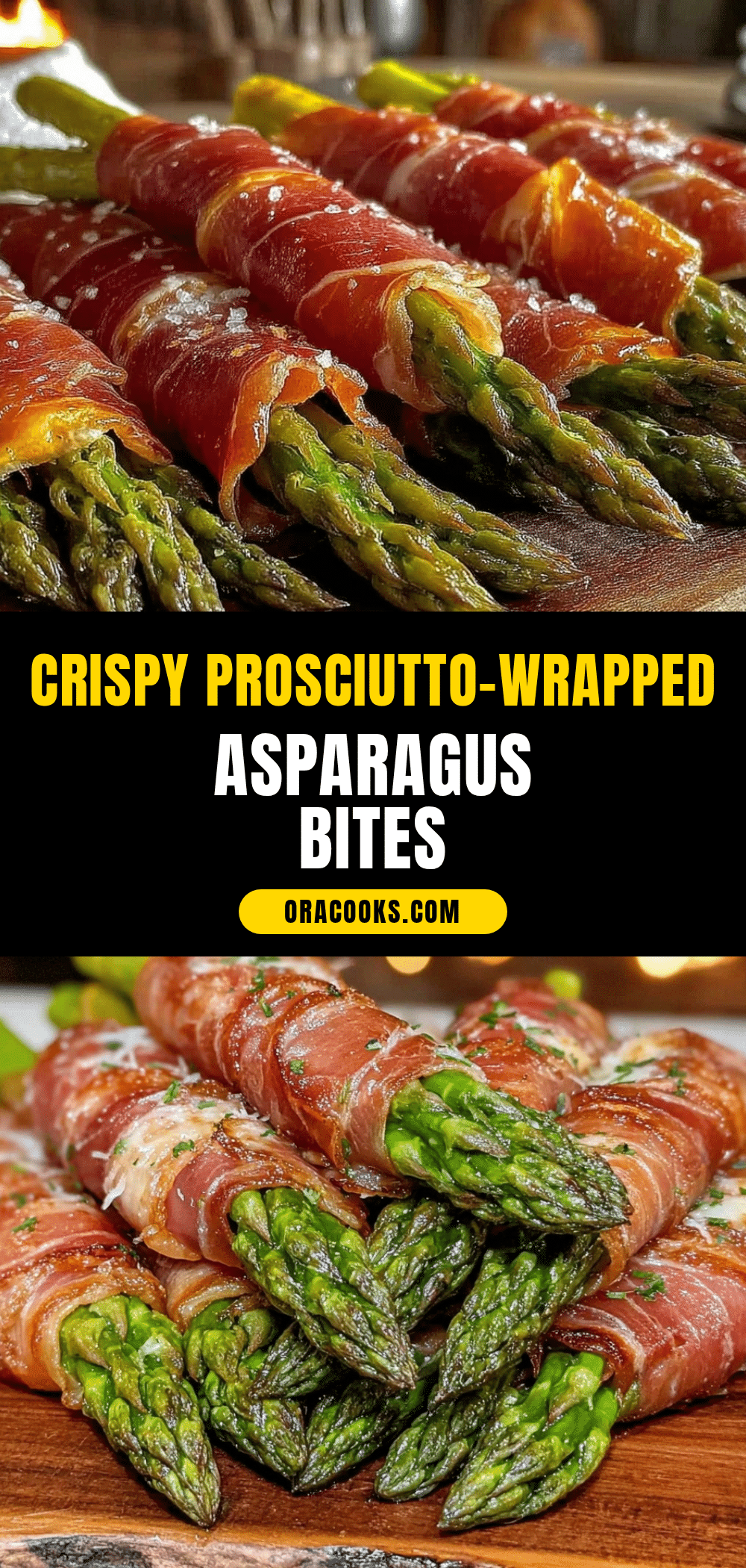 crispy prosciutto-wrapped asparagus bites recipe