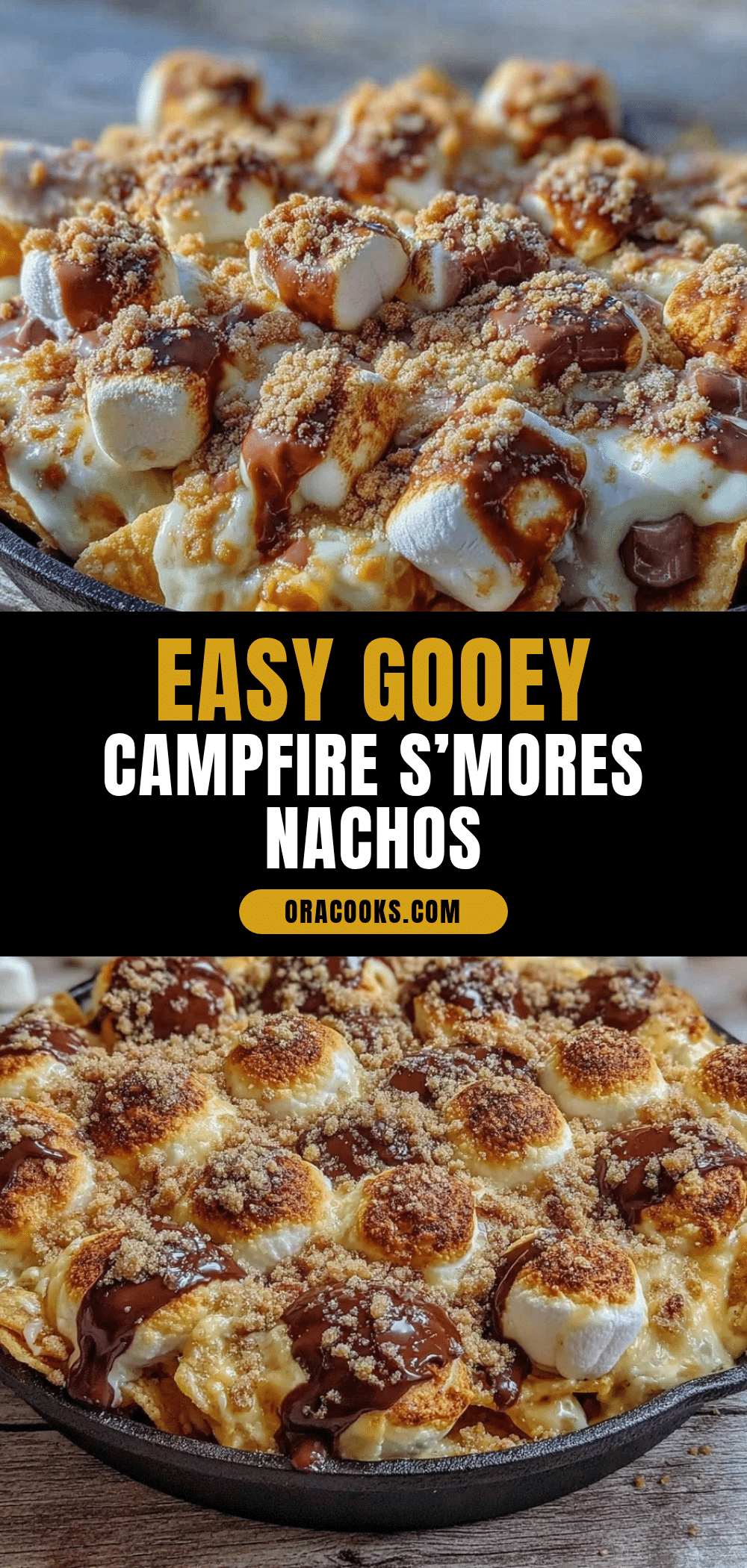 easy gooey campfire s’mores nachos recipe