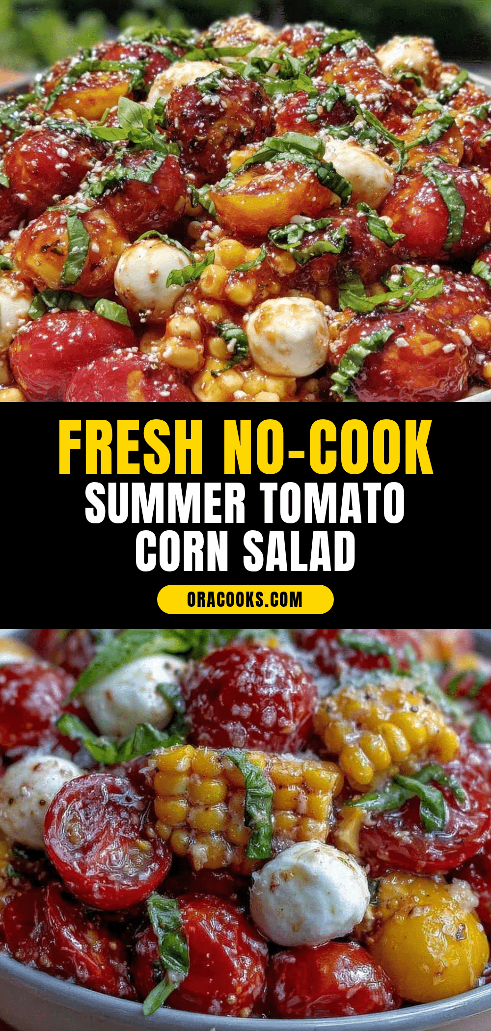 fresh no-cook tomato corn salad recipe