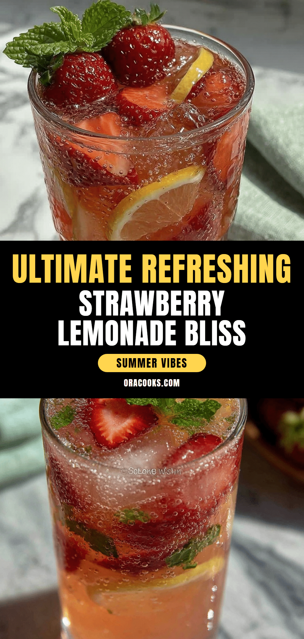 fresh refreshing strawberry lemonade recipe