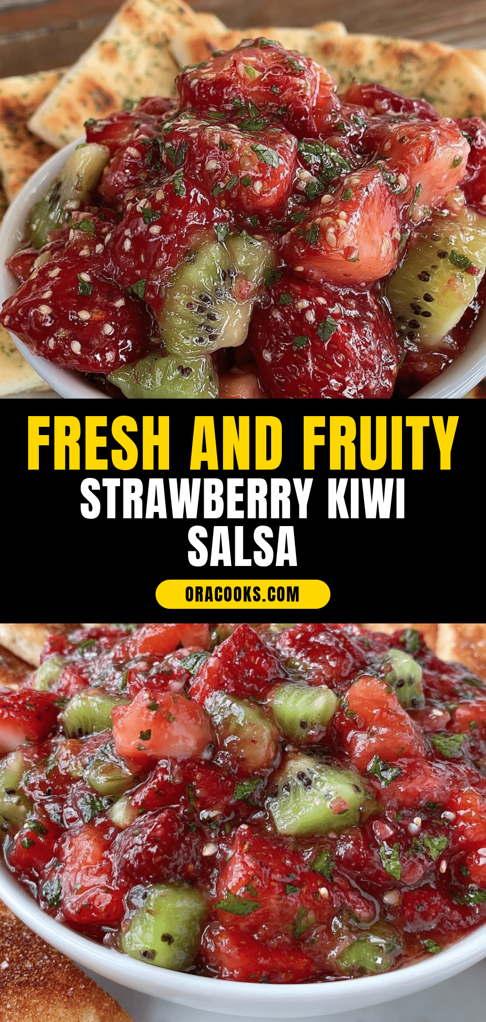 fresh strawberry kiwi fruit salsa recipe