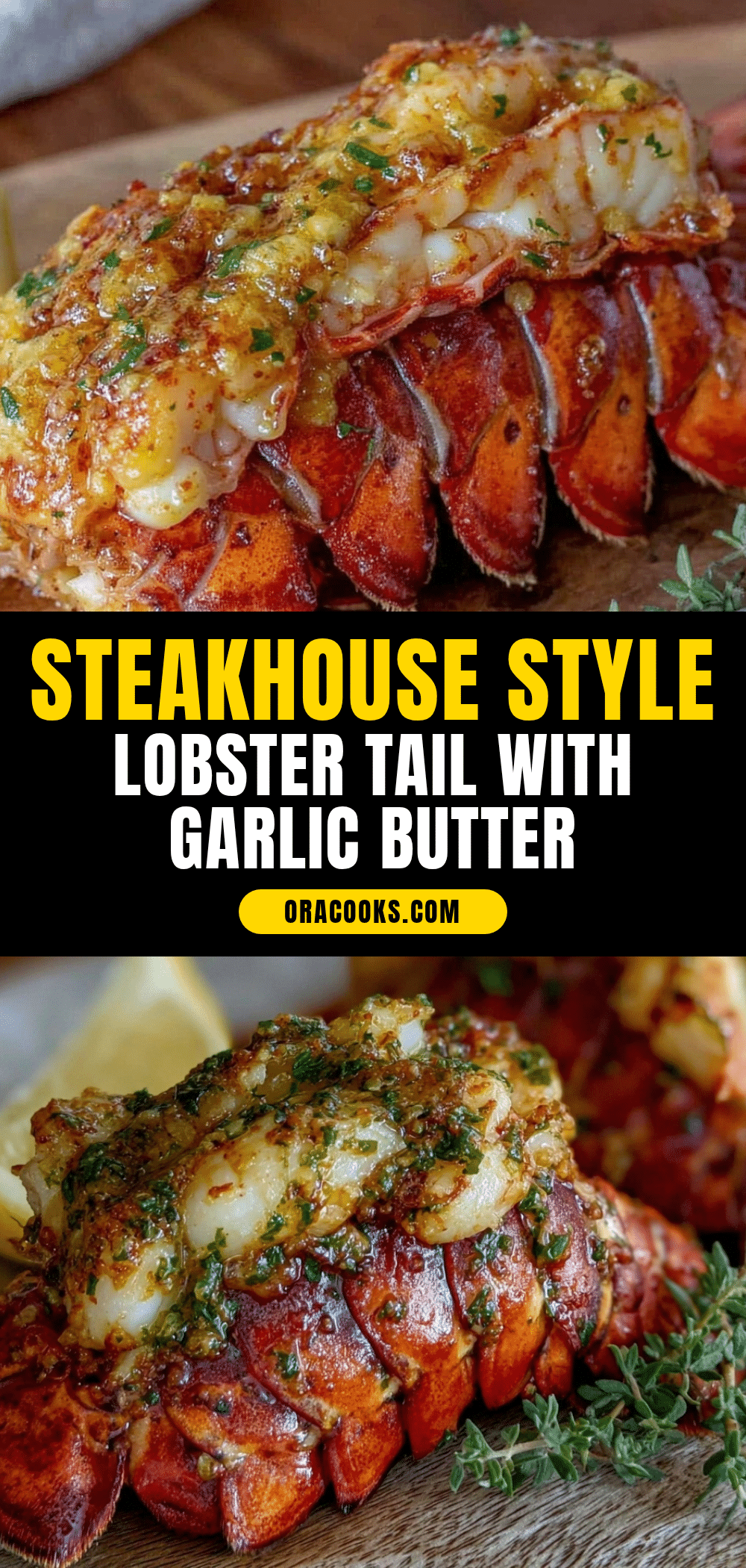 garlic butter lobster tail recipe