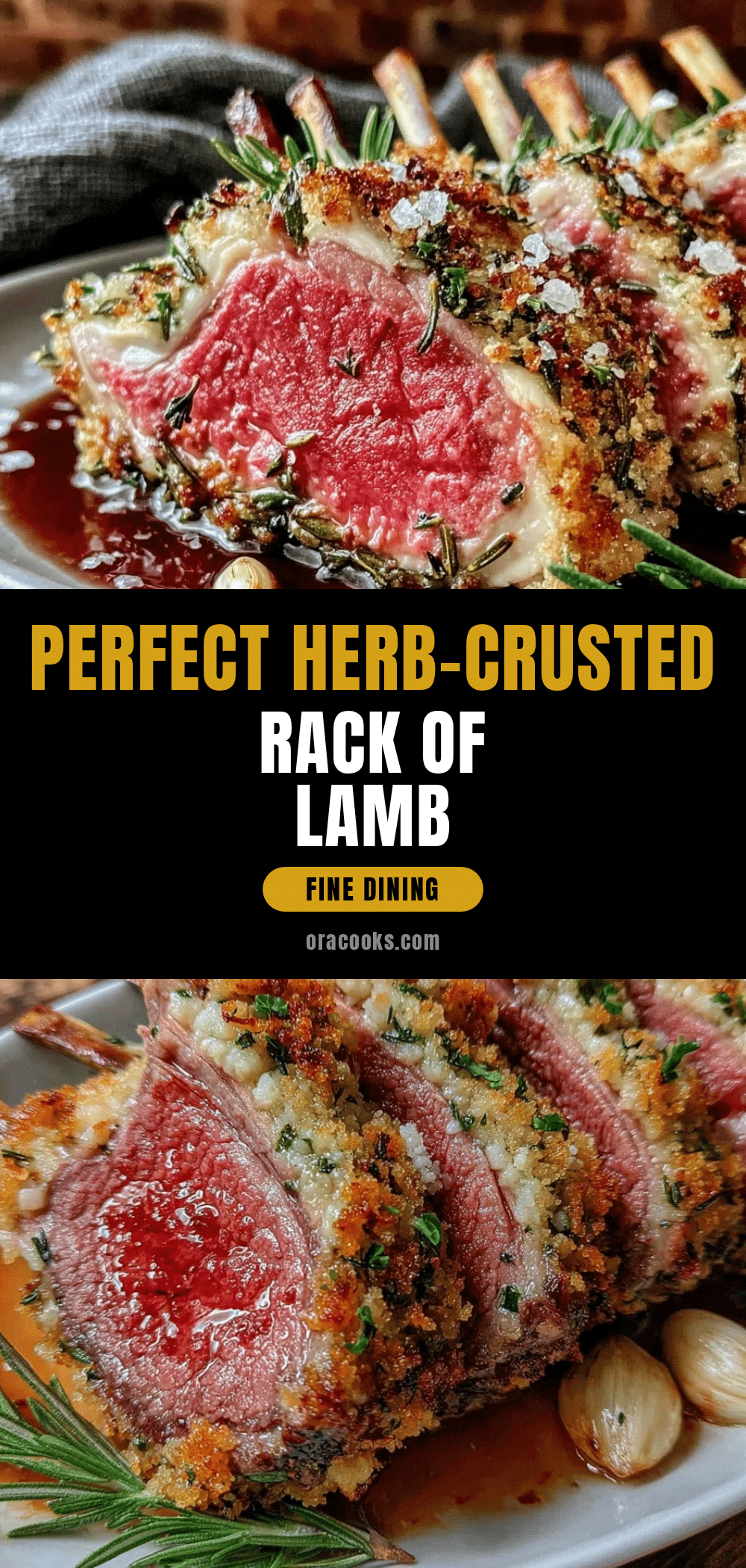 herb-crusted rack of lamb recipe