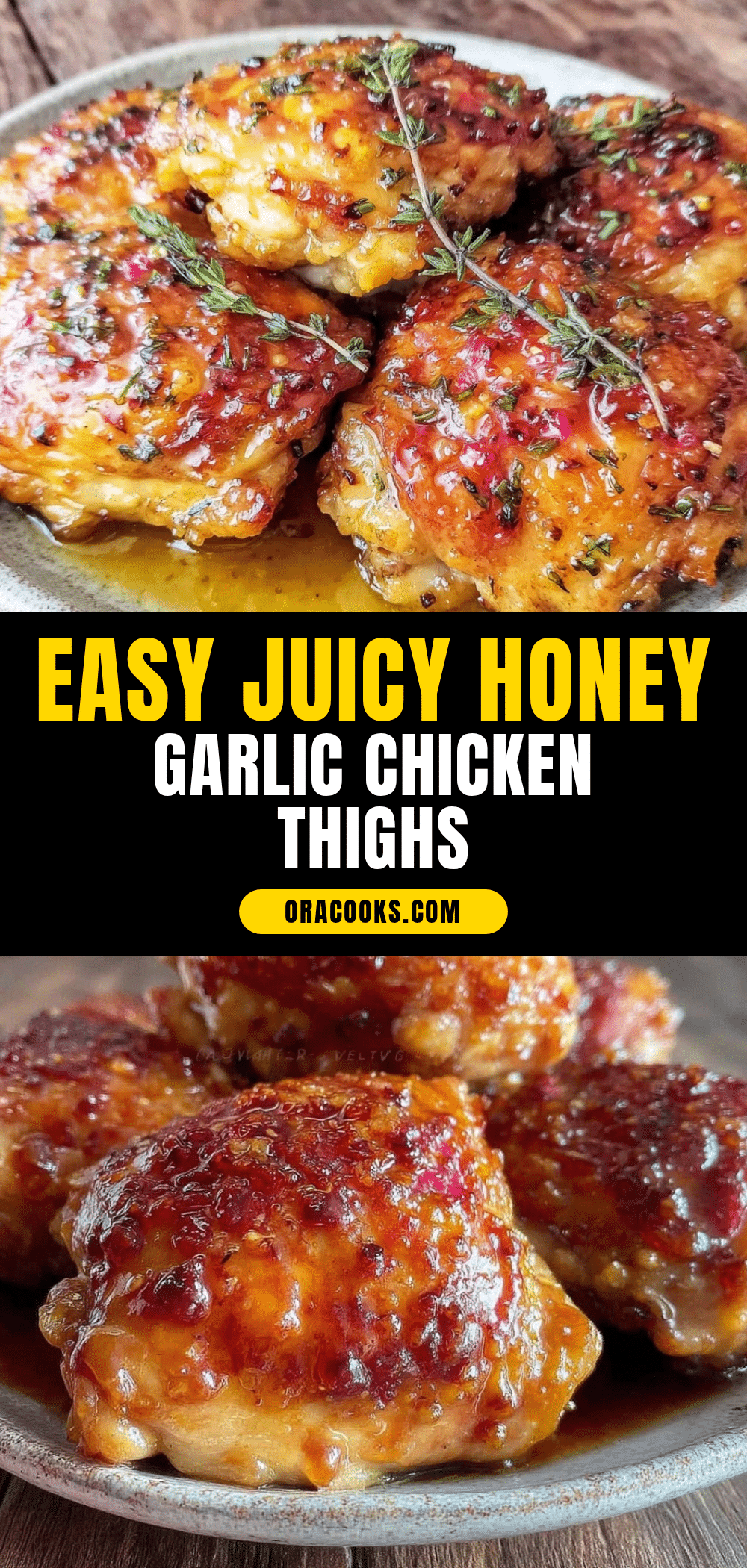 honey garlic chicken thighs recipe