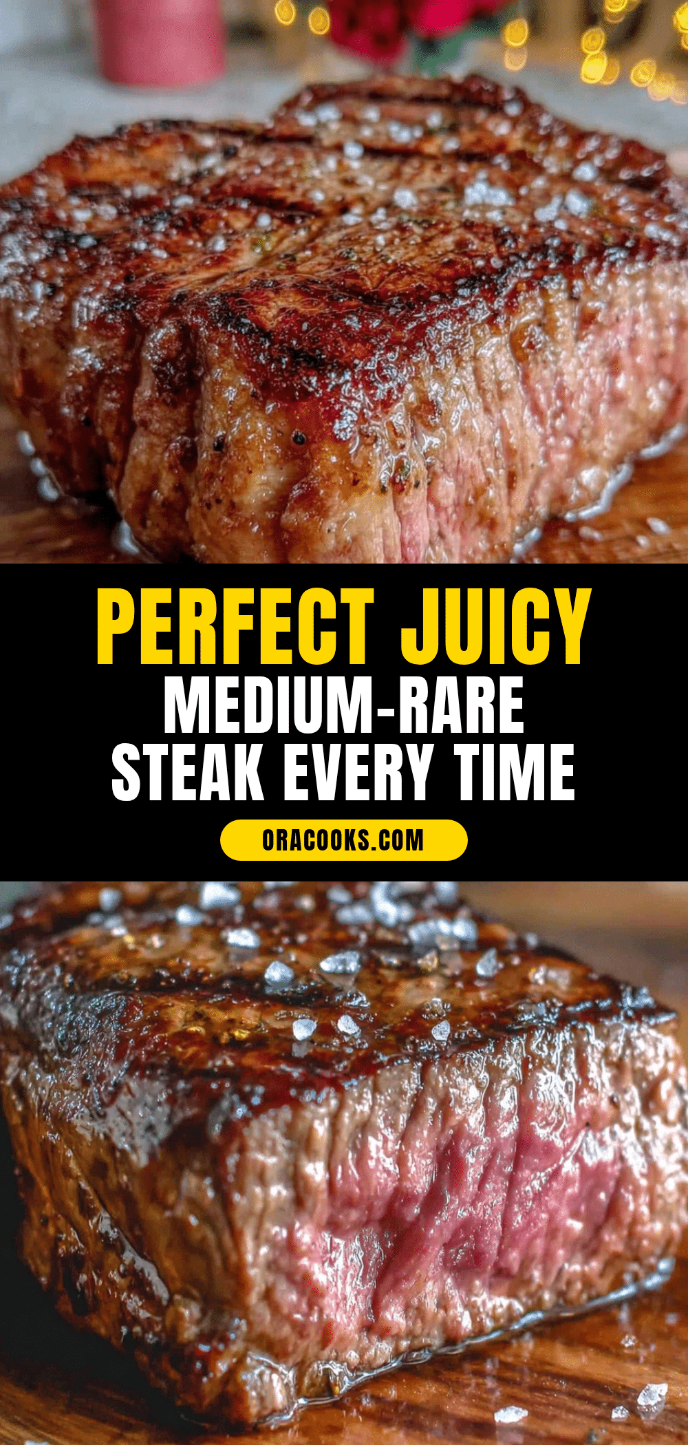medium-rare steak recipe recipe