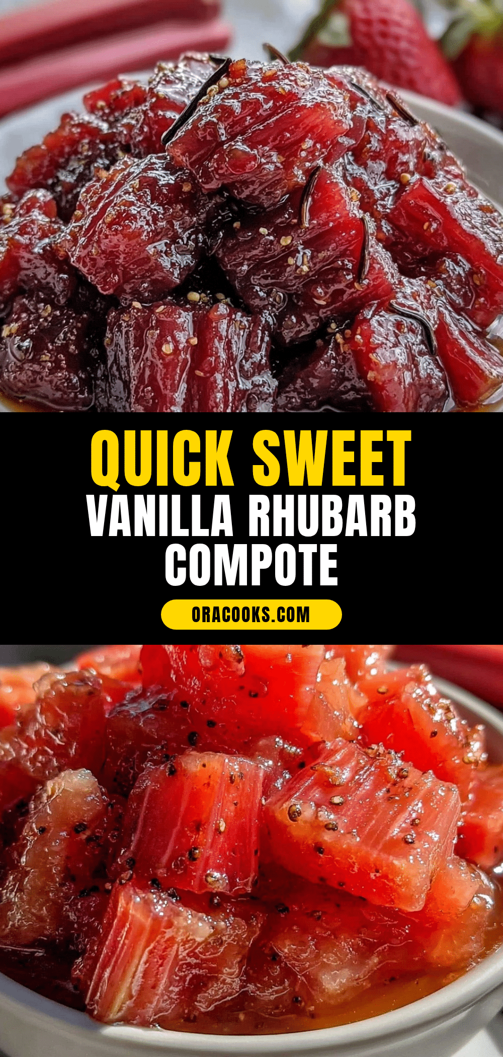 microwave rhubarb compote recipe