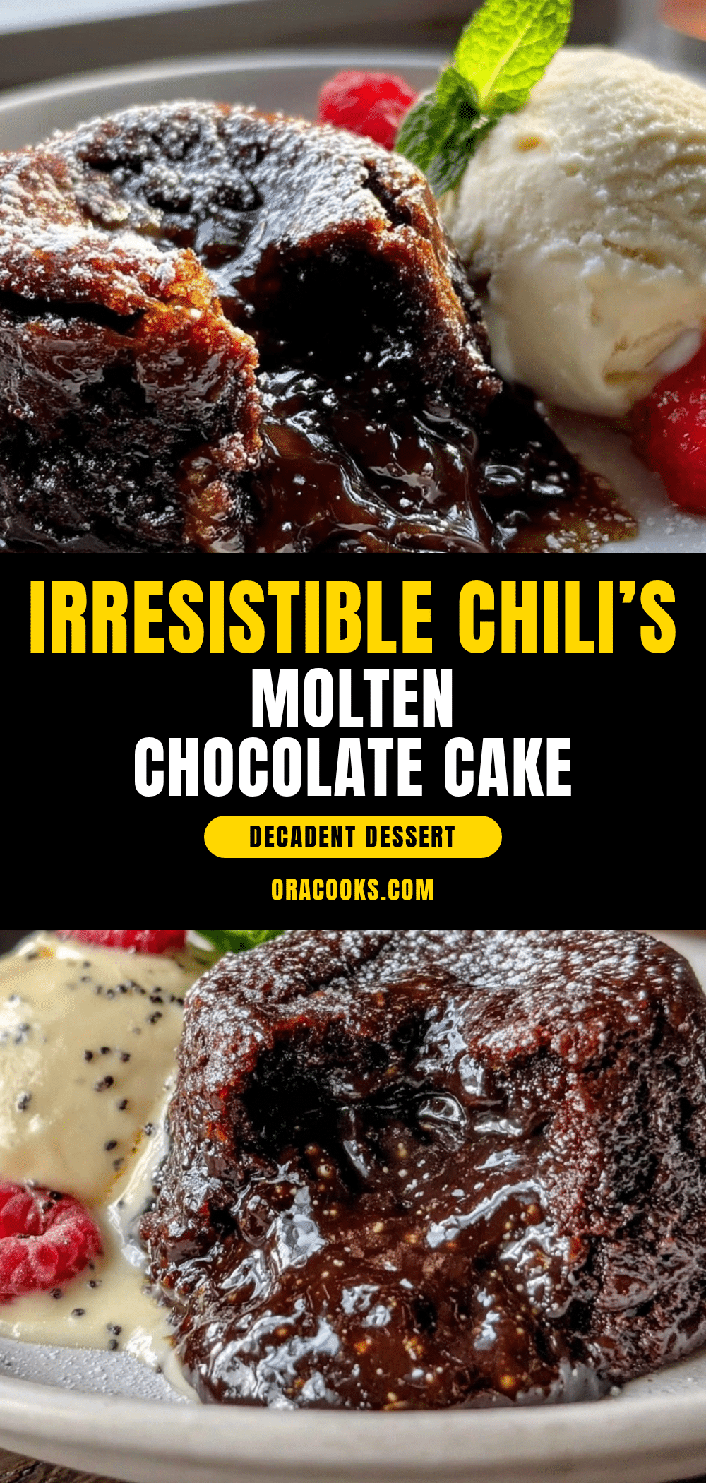 molten chocolate cake recipe
