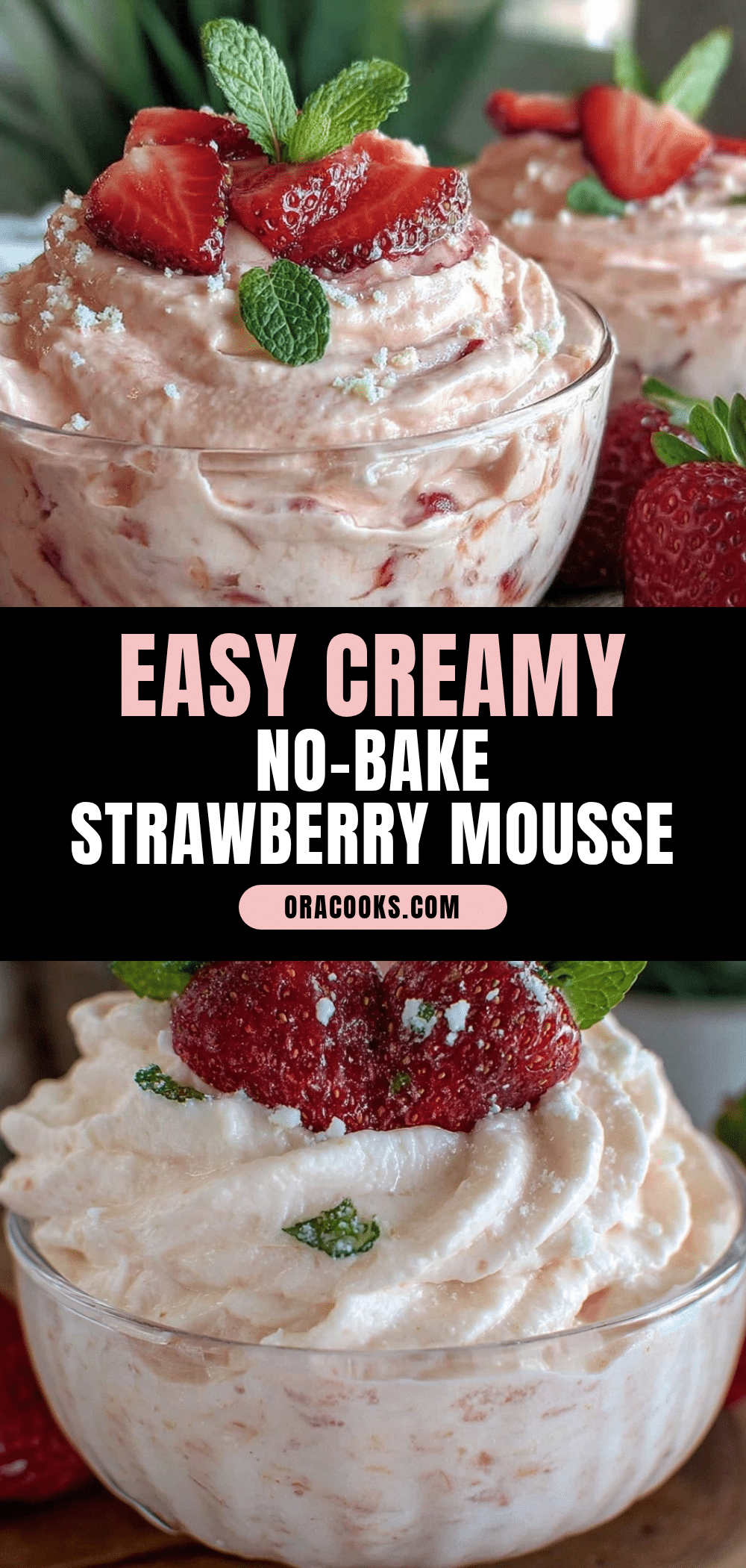 no-bake strawberry mousse recipe