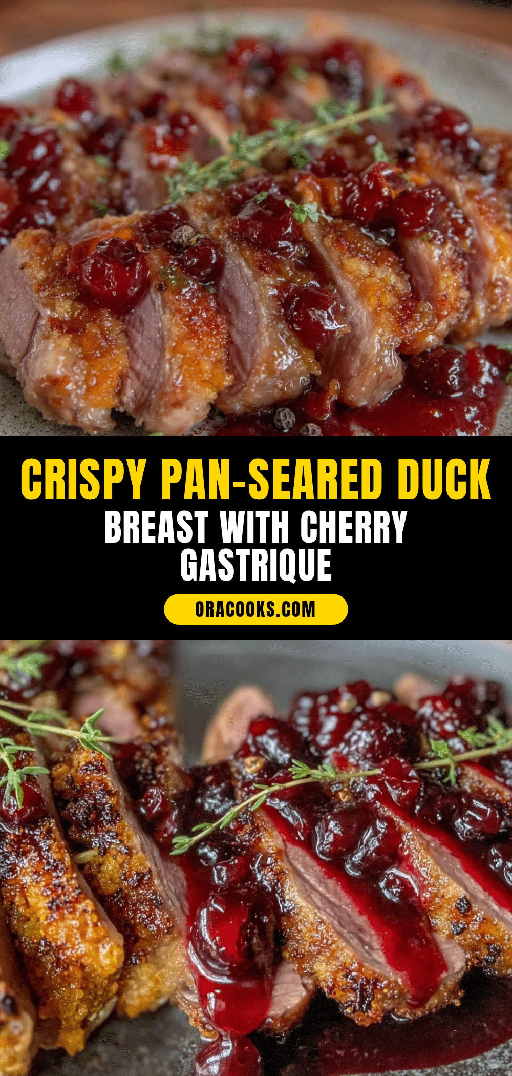 pan-seared duck breast recipe