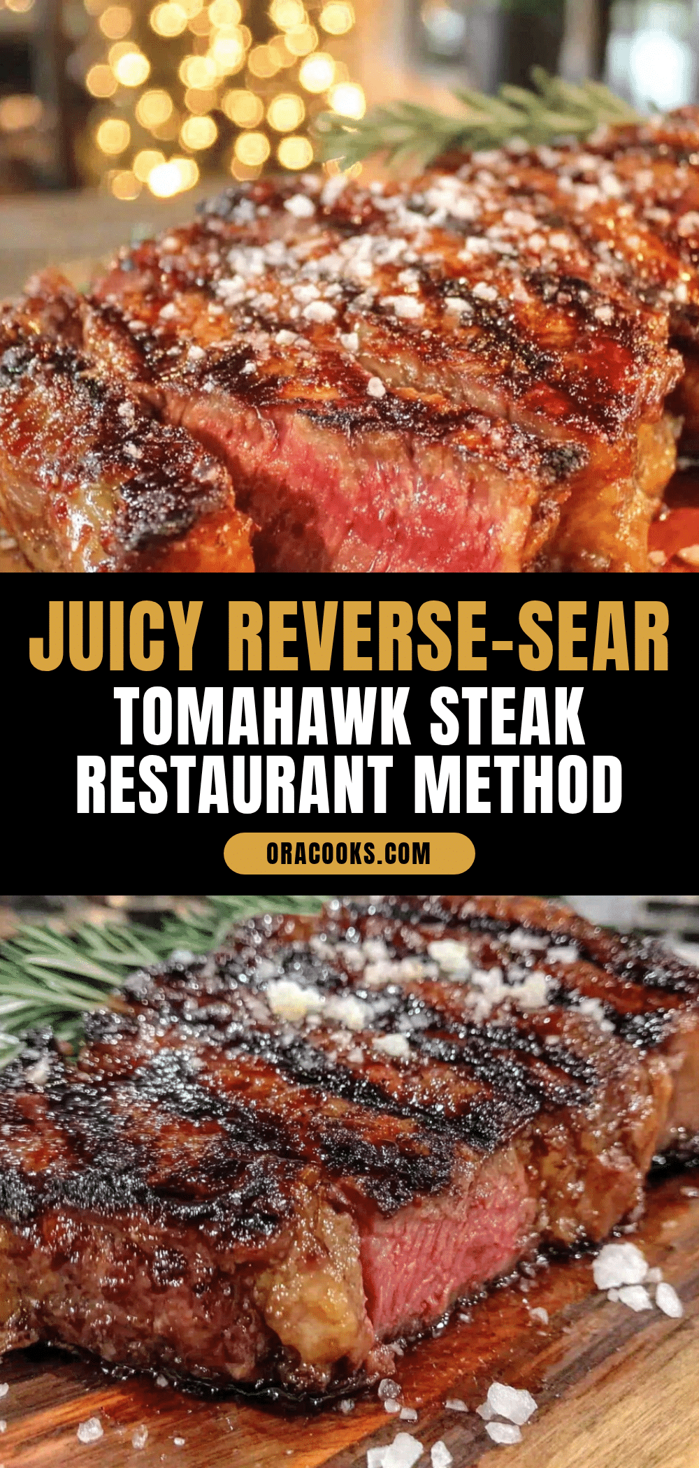 reverse-sear tomahawk steak recipe
