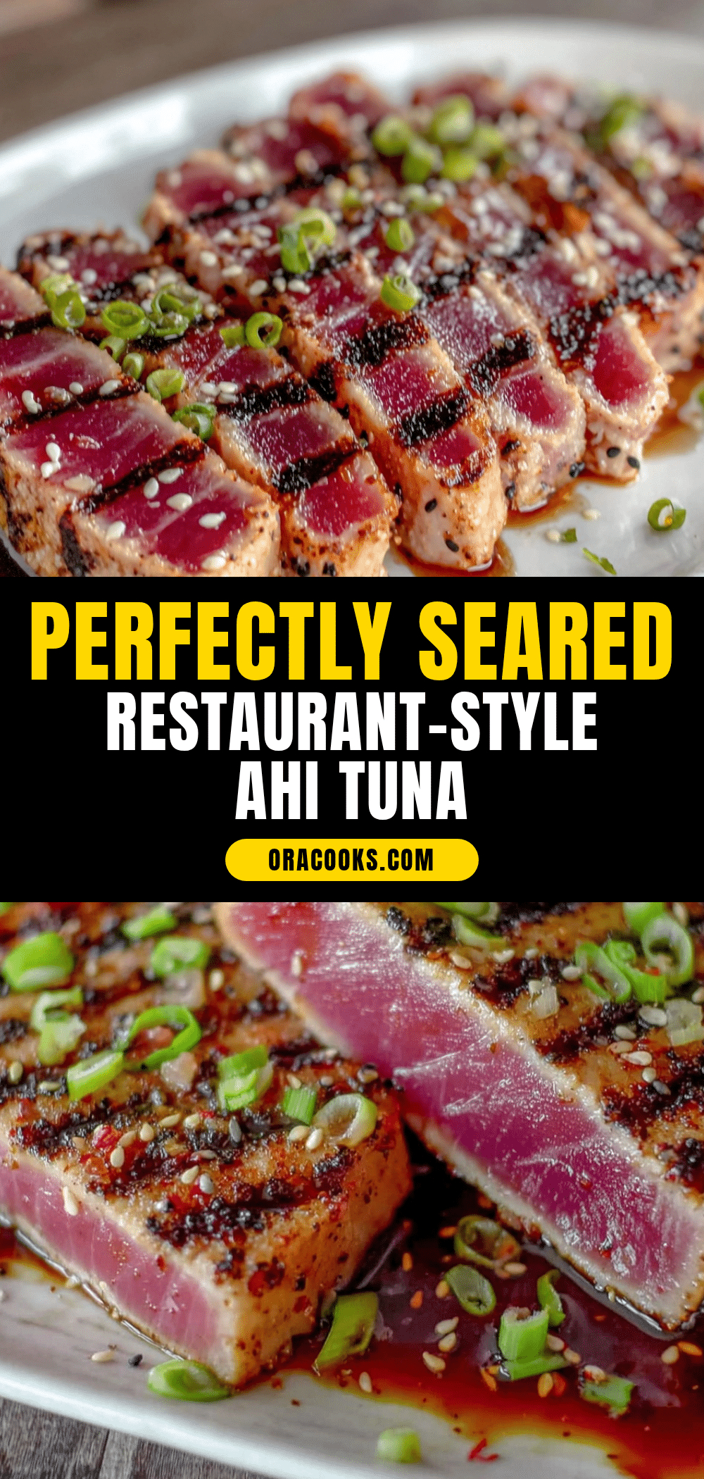 seared ahi tuna steaks recipe