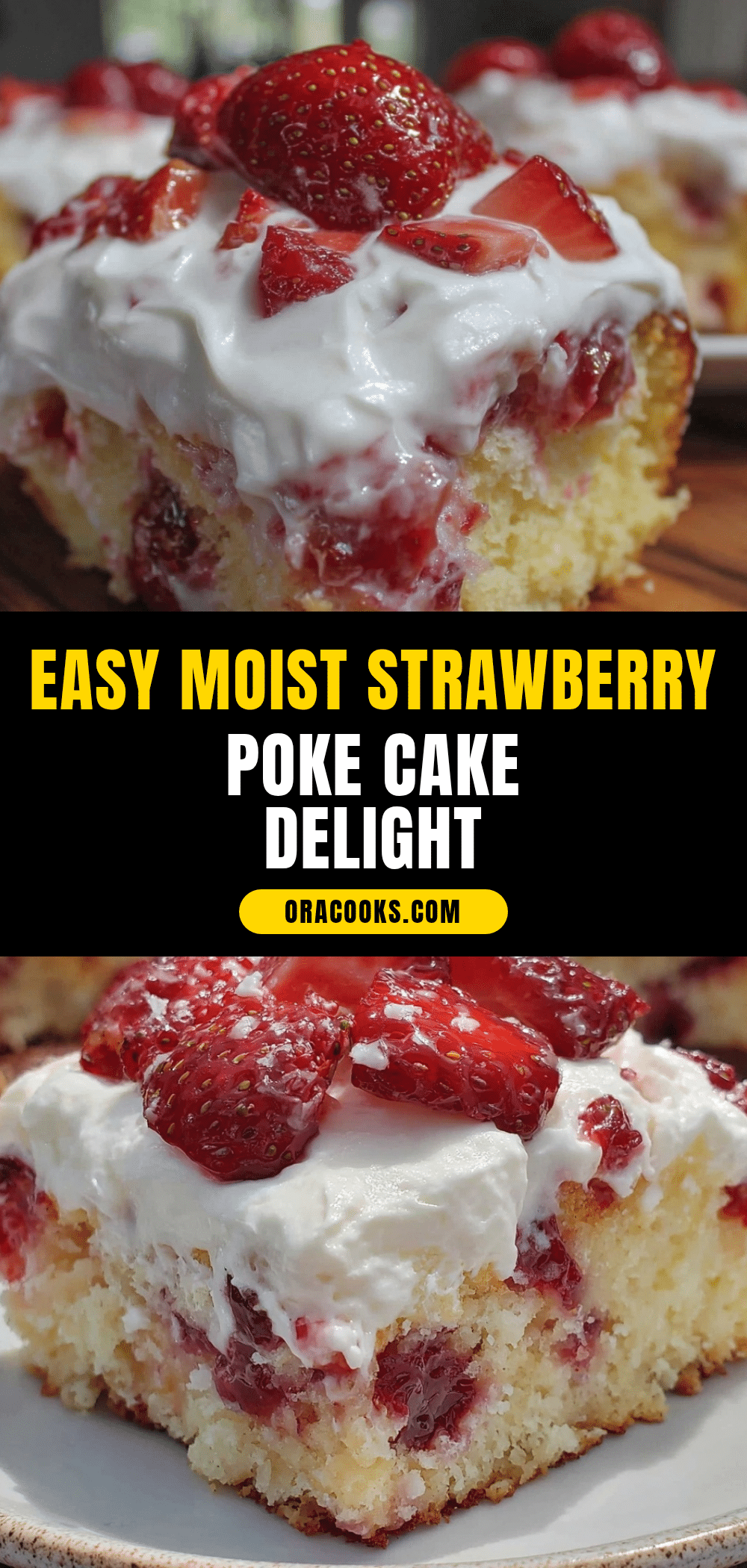strawberry poke cake recipe