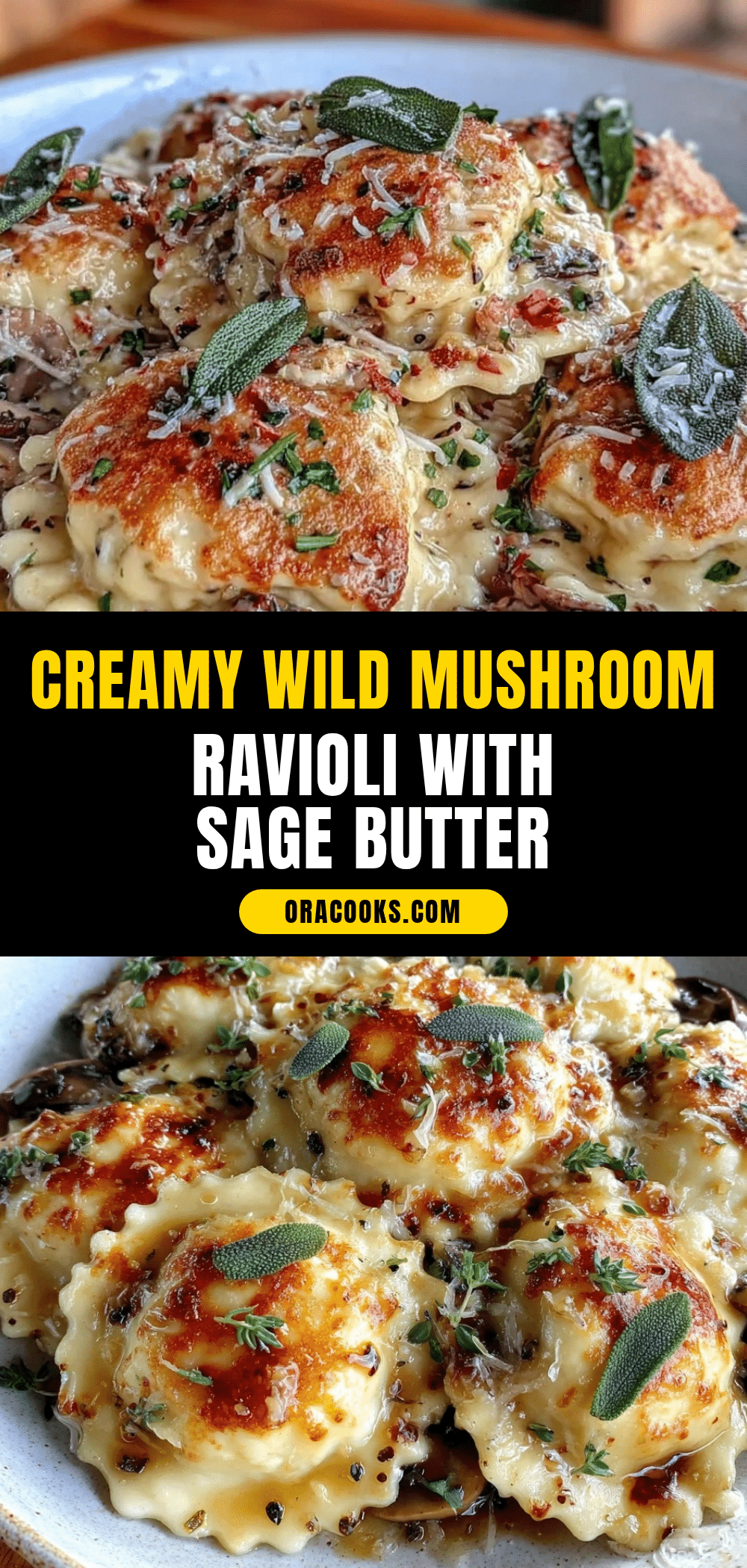 wild mushroom ravioli recipe