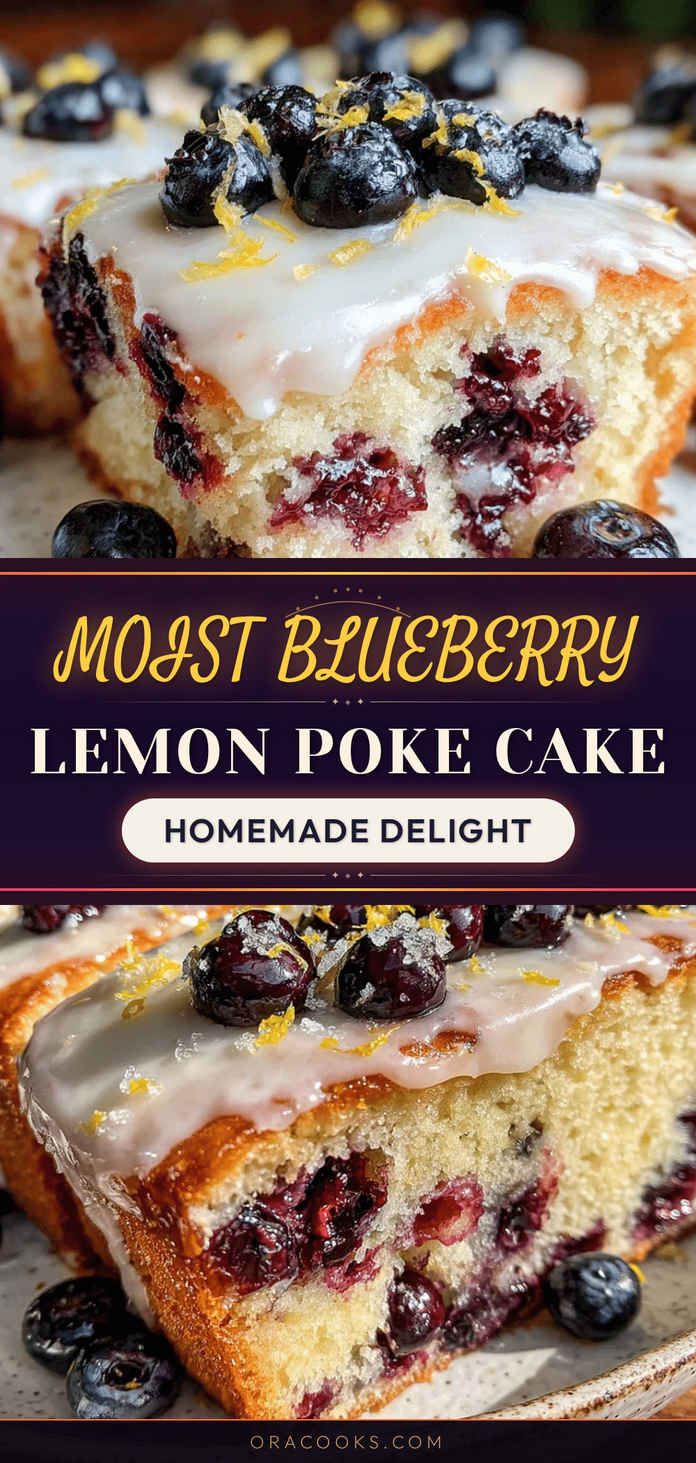 blueberry lemon poke cake recipe