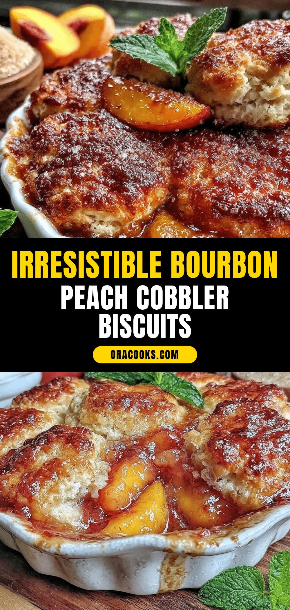 bourbon peach cobbler recipe