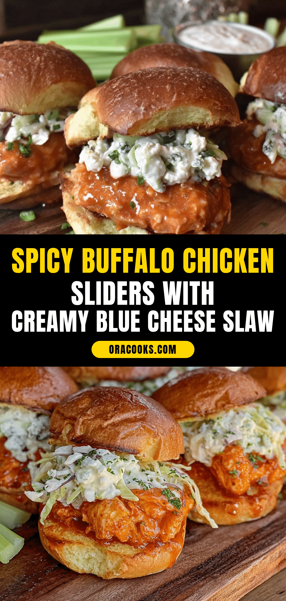 Buffalo Chicken Sliders recipe