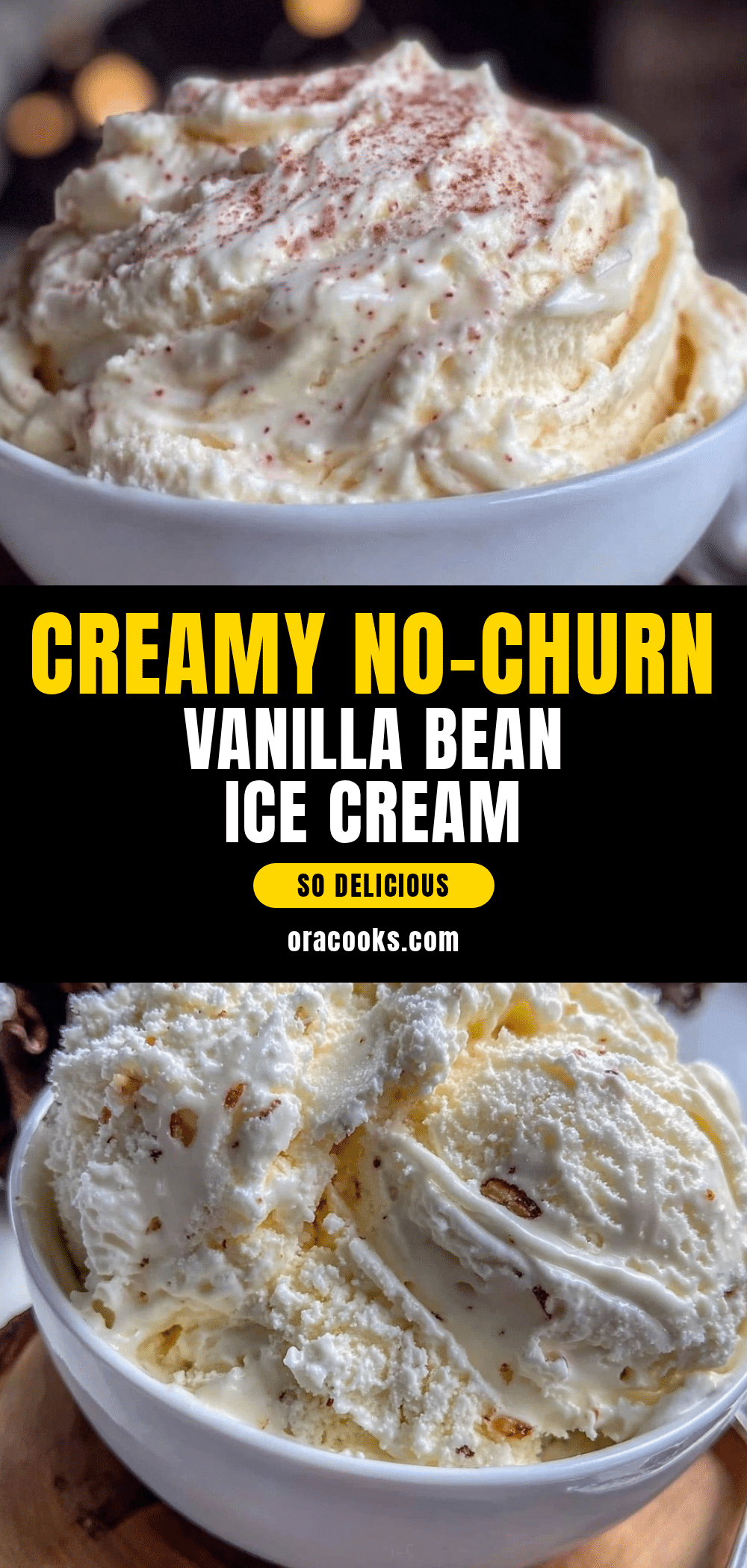 creamy no-churn vanilla bean ice cream base recipe
