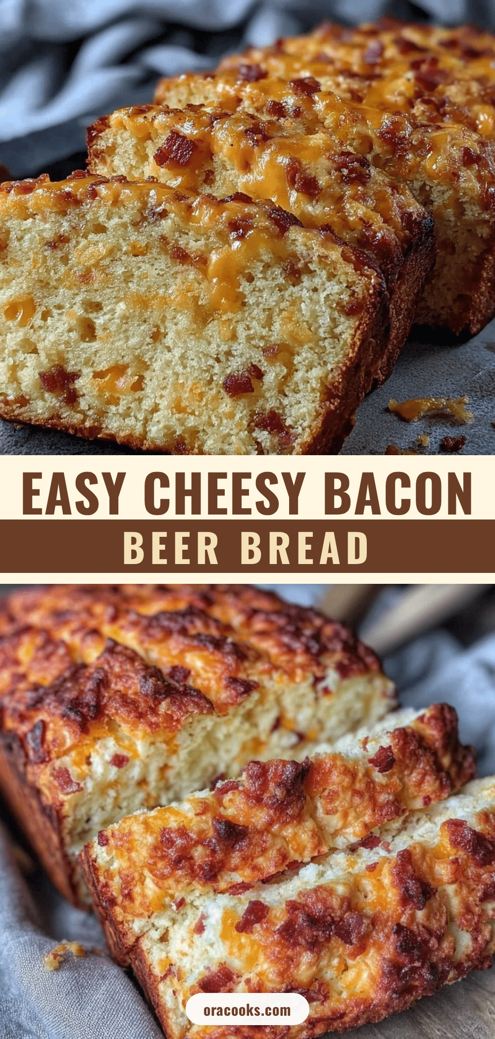 easy bacon cheddar beer bread recipe