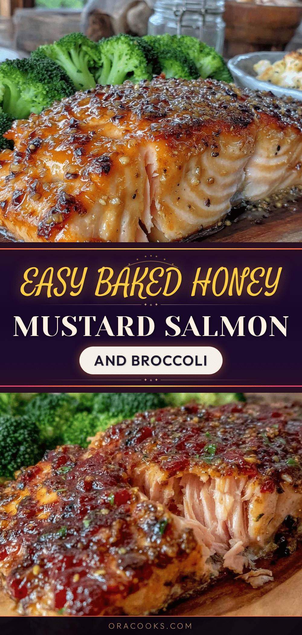 easy baked honey mustard salmon recipe