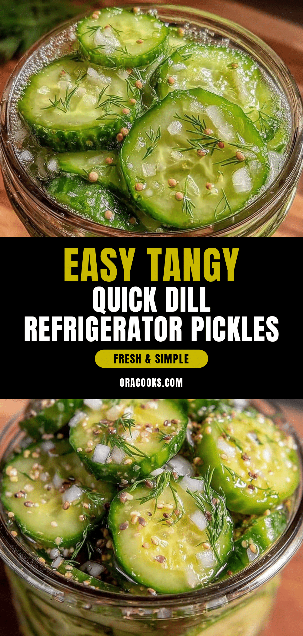 easy quick dill refrigerator pickles recipe