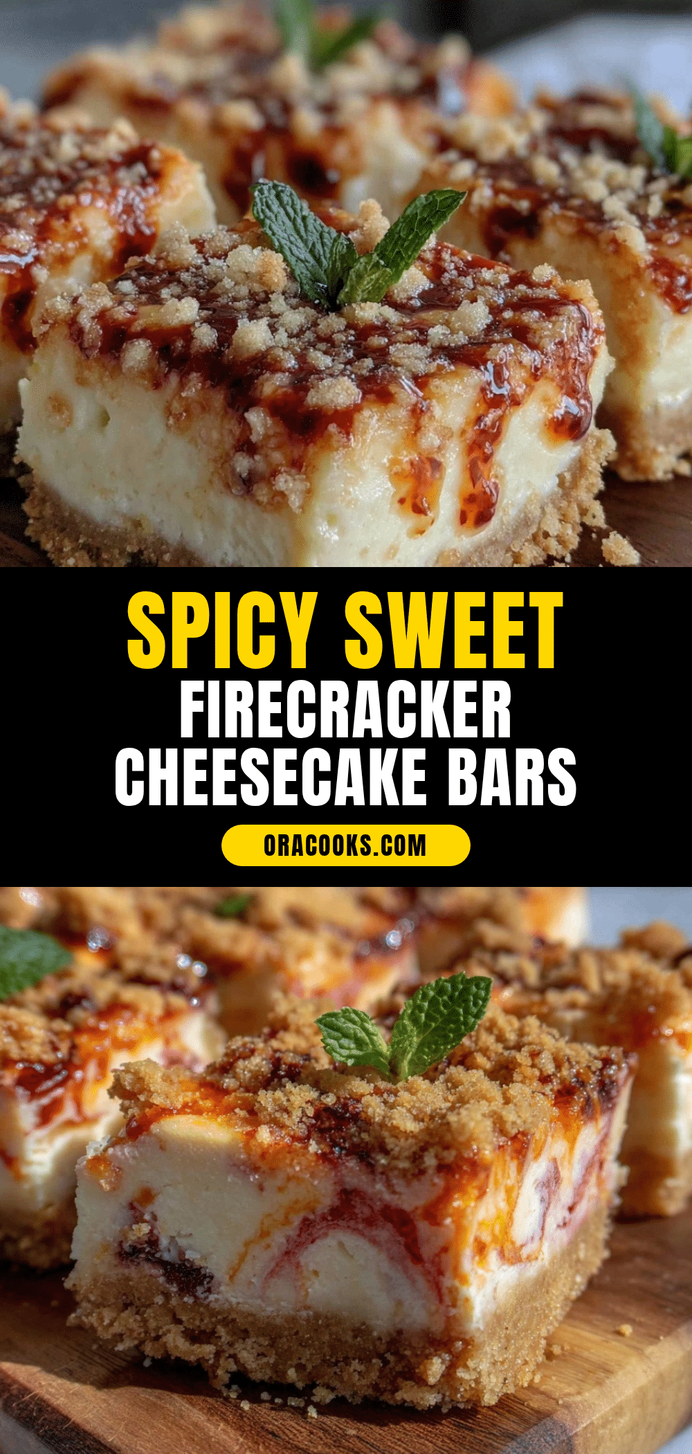 Flavorful Firecracker Cheesecake Bars recipe