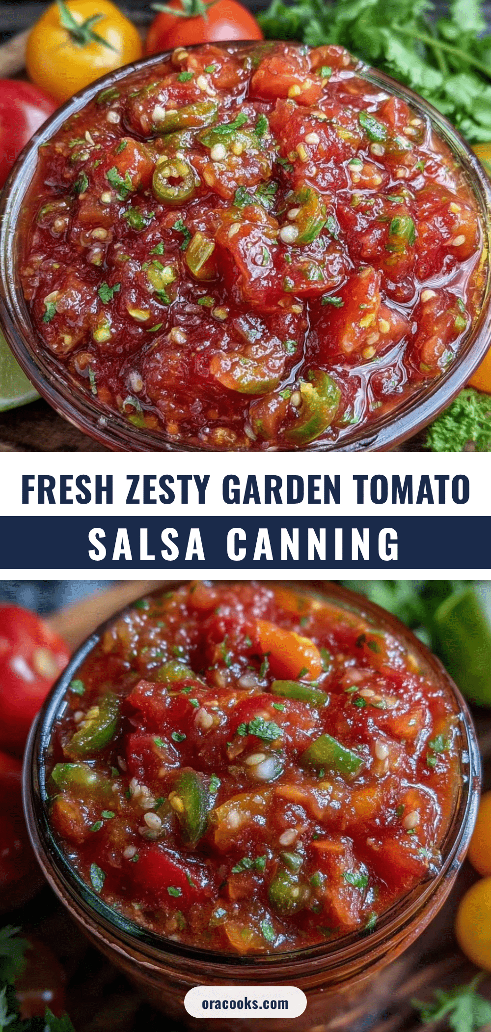 fresh garden tomato salsa for canning recipe