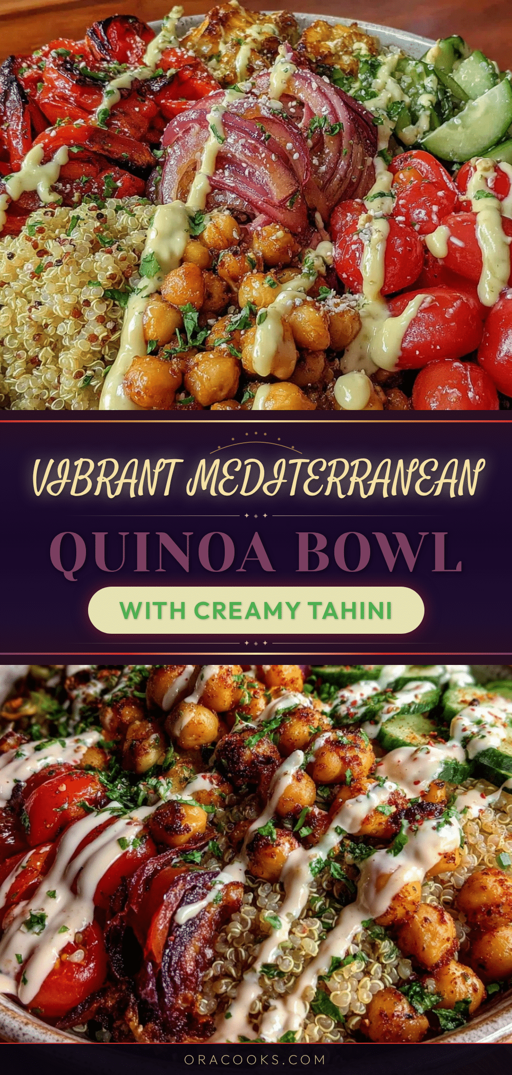 fresh mediterranean quinoa bowl recipe