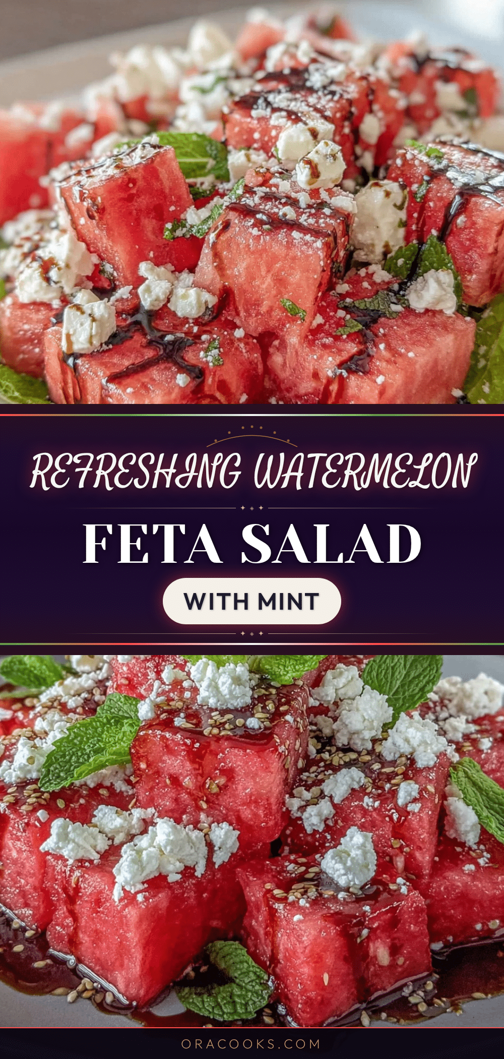 fresh watermelon feta salad recipe